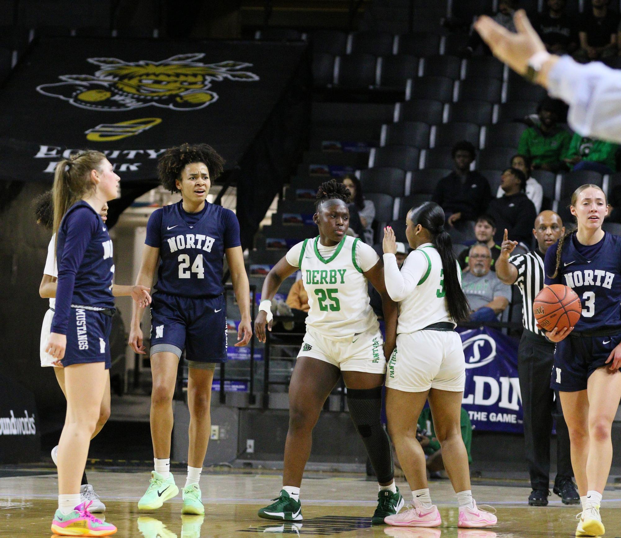 Girls state basketball vs. Blue Valley North (Photos by Maggie Elliott)