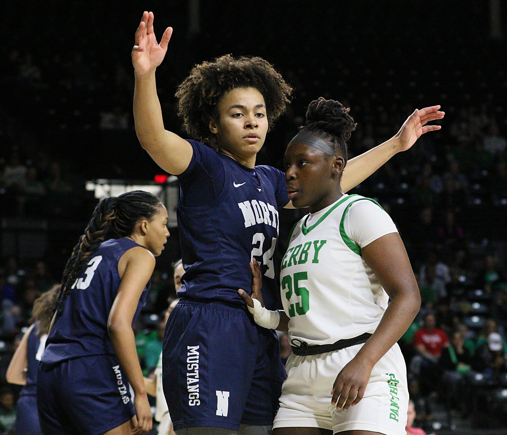 Girls state basketball vs. Blue Valley North (Photos by Maggie Elliott)