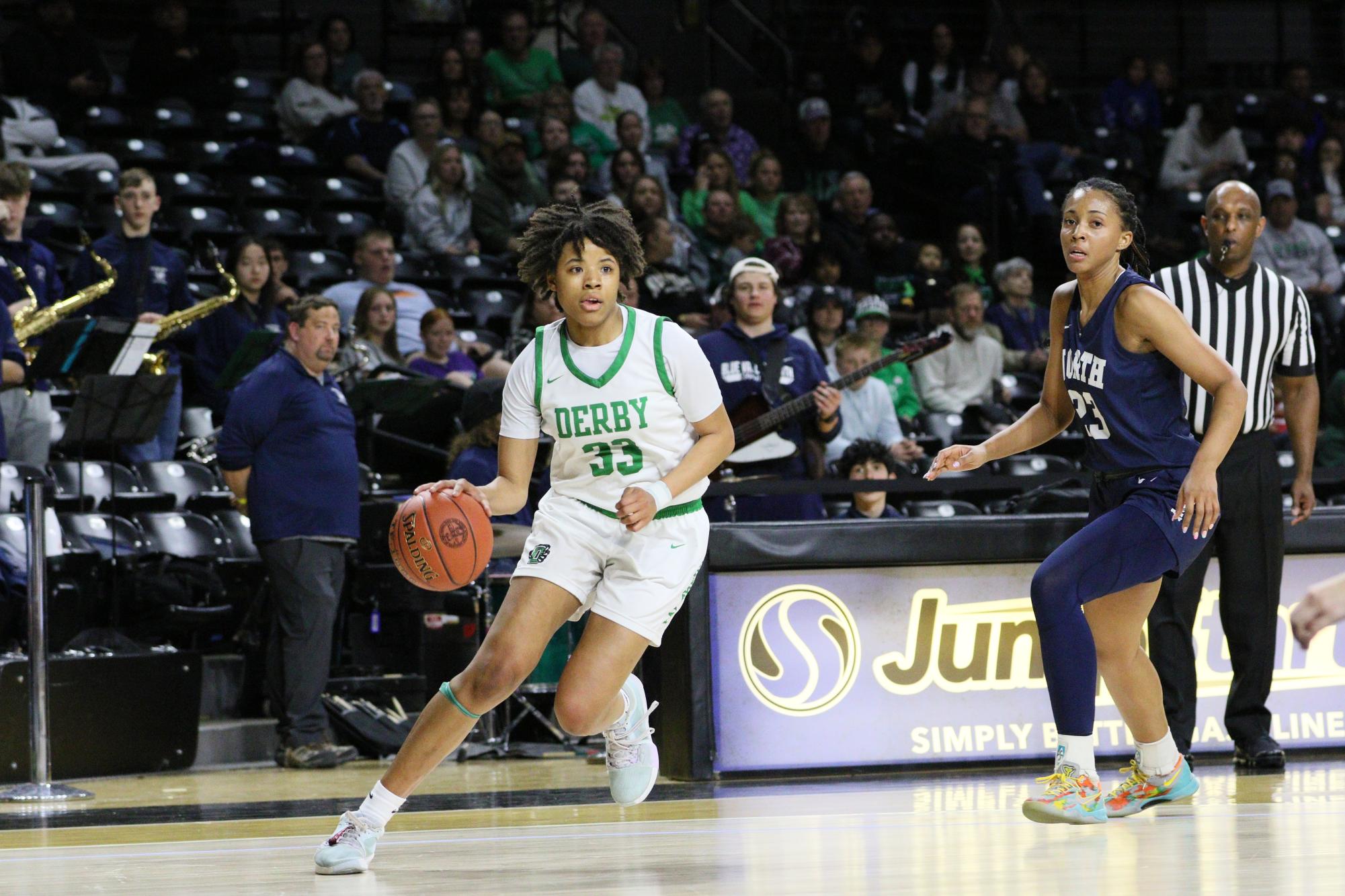 Girls state basketball vs. Blue Valley North (Photos by Maggie Elliott)