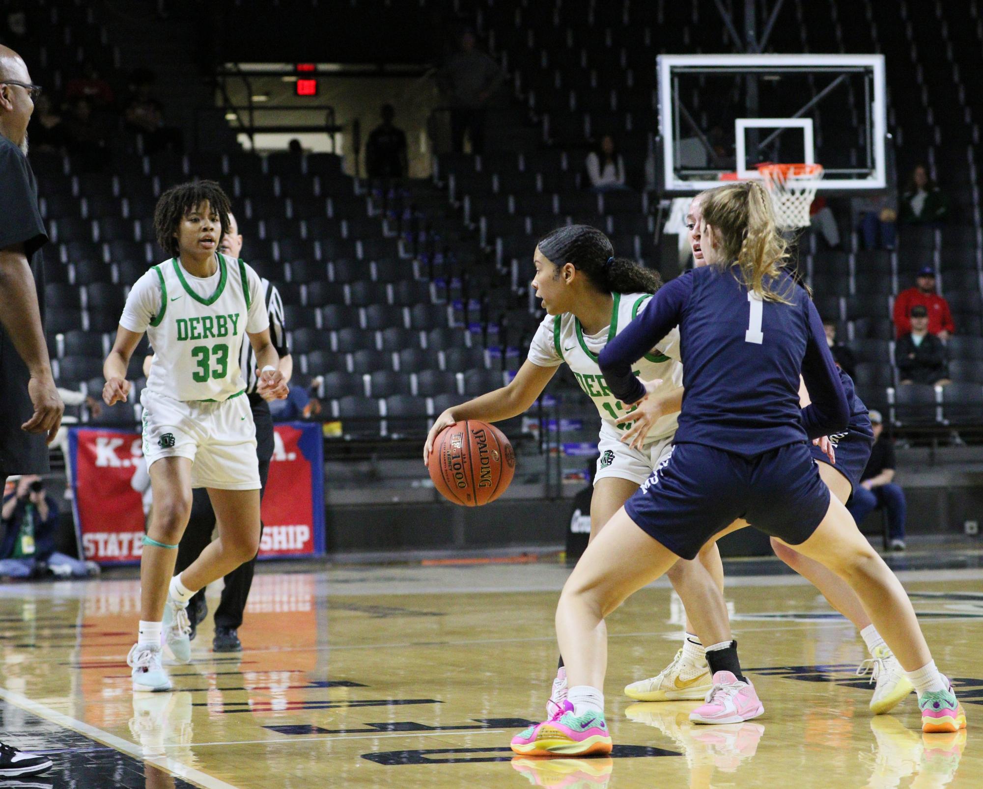 Girls state basketball vs. Blue Valley North (Photos by Maggie Elliott)