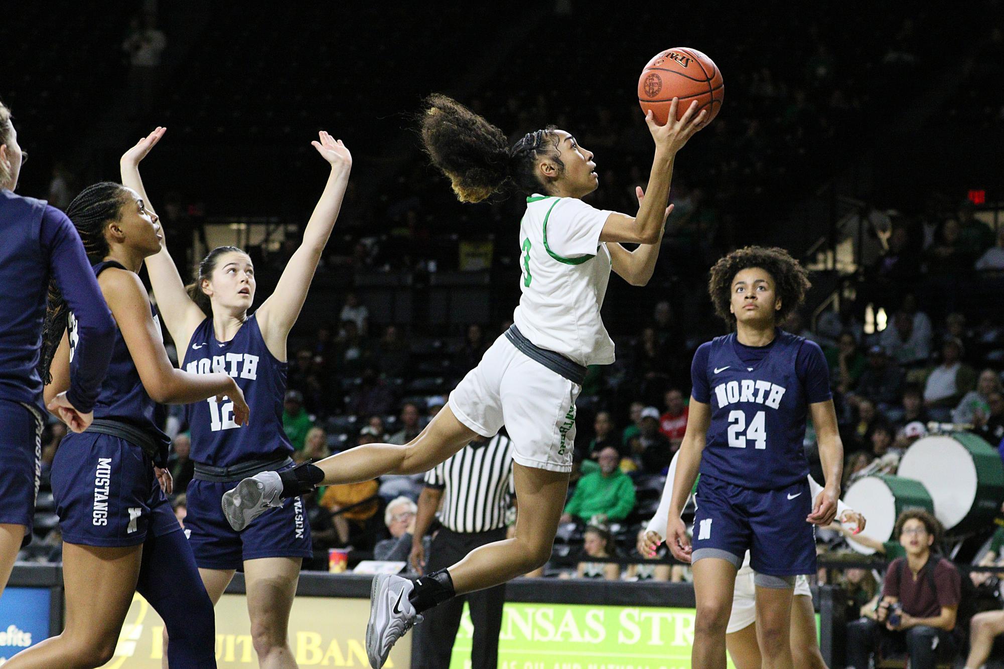 Girls state basketball vs. Blue Valley North (Photos by Maggie Elliott)