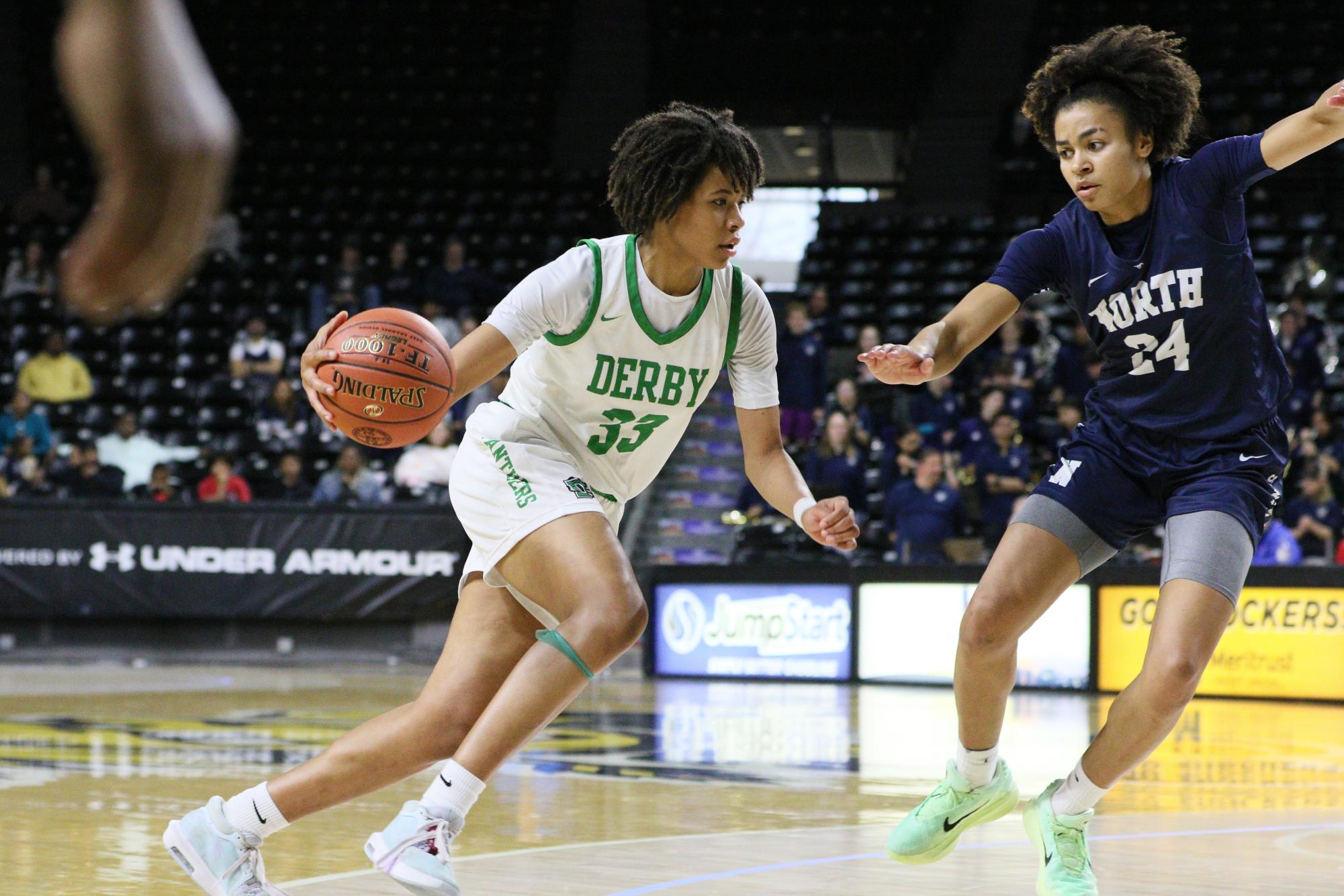 Girls state basketball vs. Blue Valley North (Photos by Maggie Elliott)