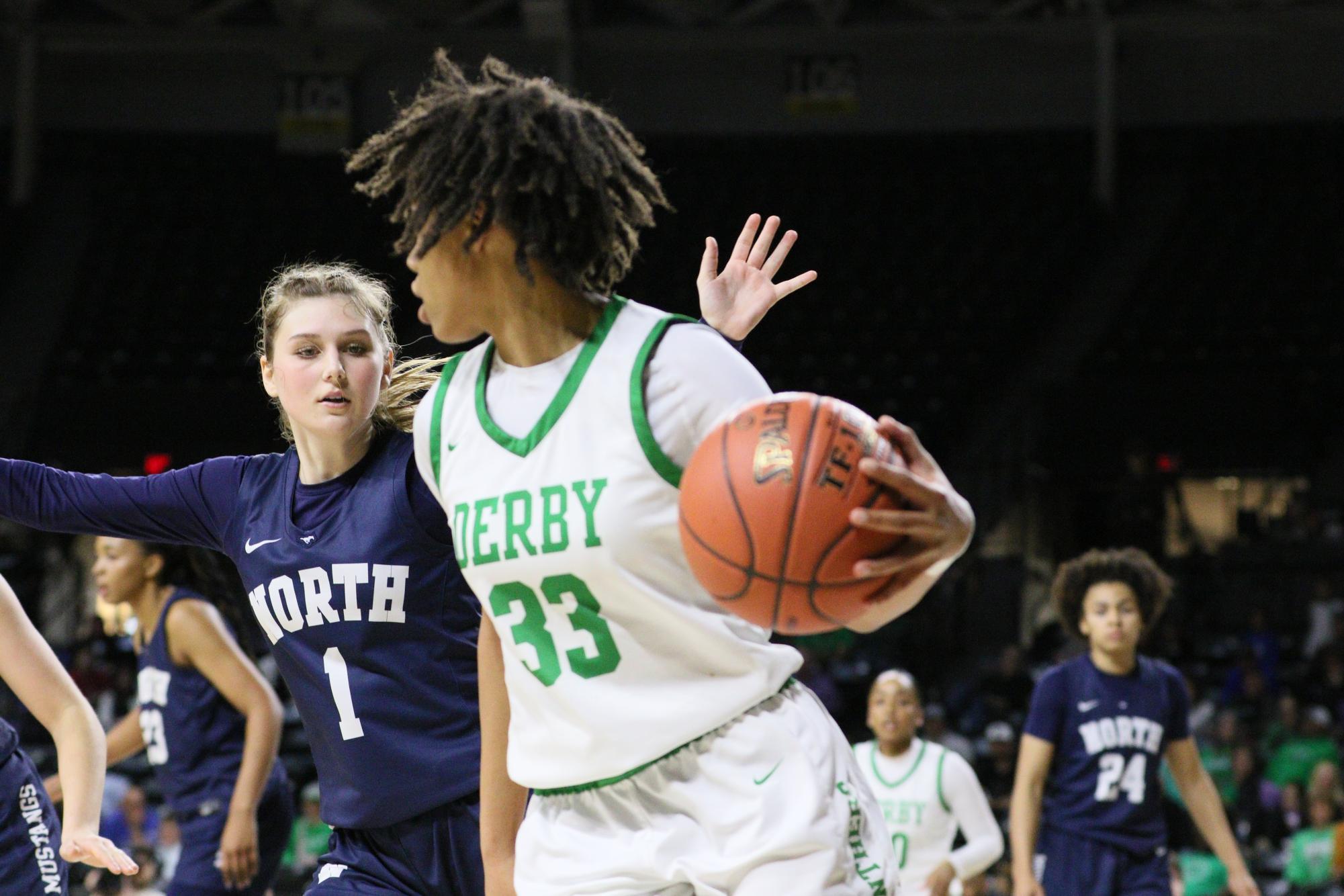 Girls state basketball vs. Blue Valley North (Photos by Maggie Elliott)