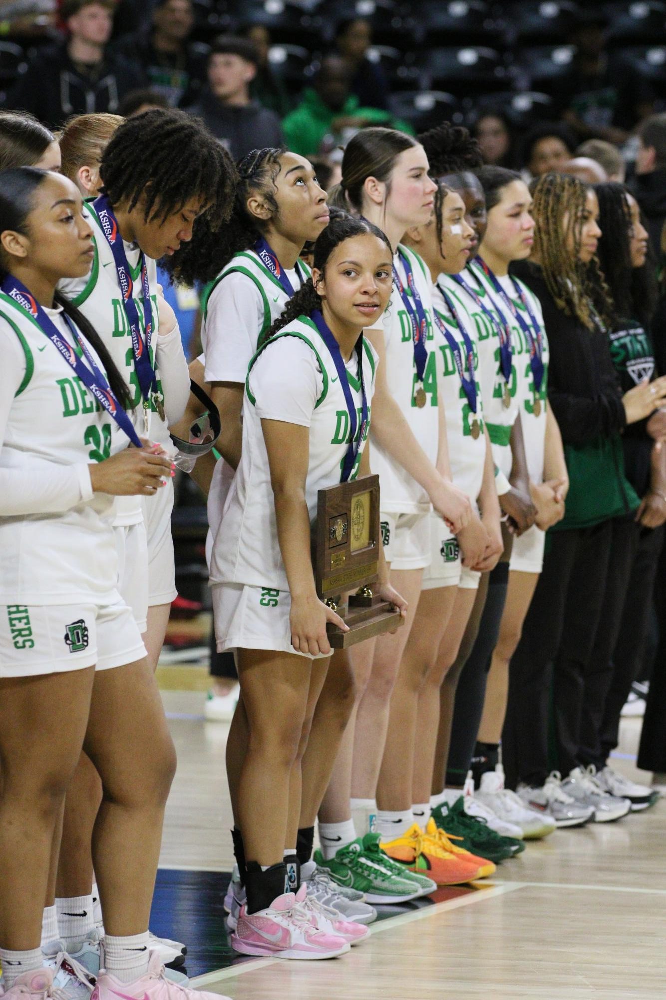 Girls state basketball vs. Blue Valley North (Photos by Maggie Elliott)