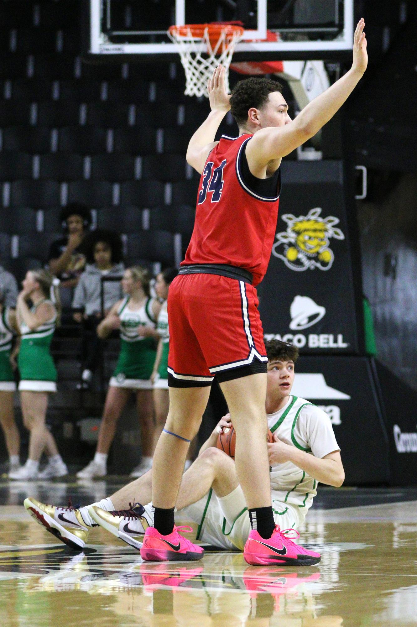 Boys state basketball vs. Olathe North (Photos by Maggie Elliott)