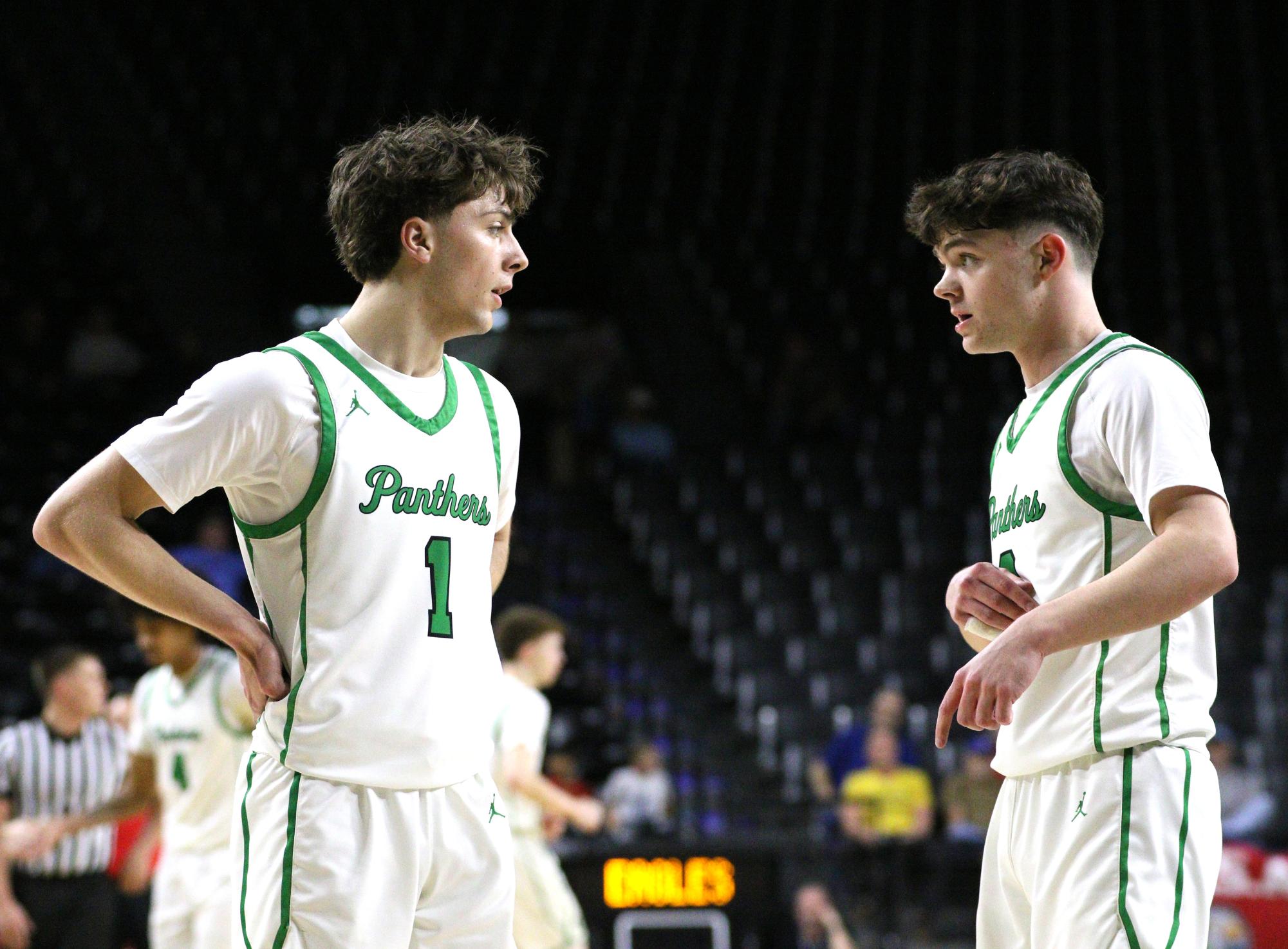 Boys state basketball vs. Olathe North (Photos by Maggie Elliott)