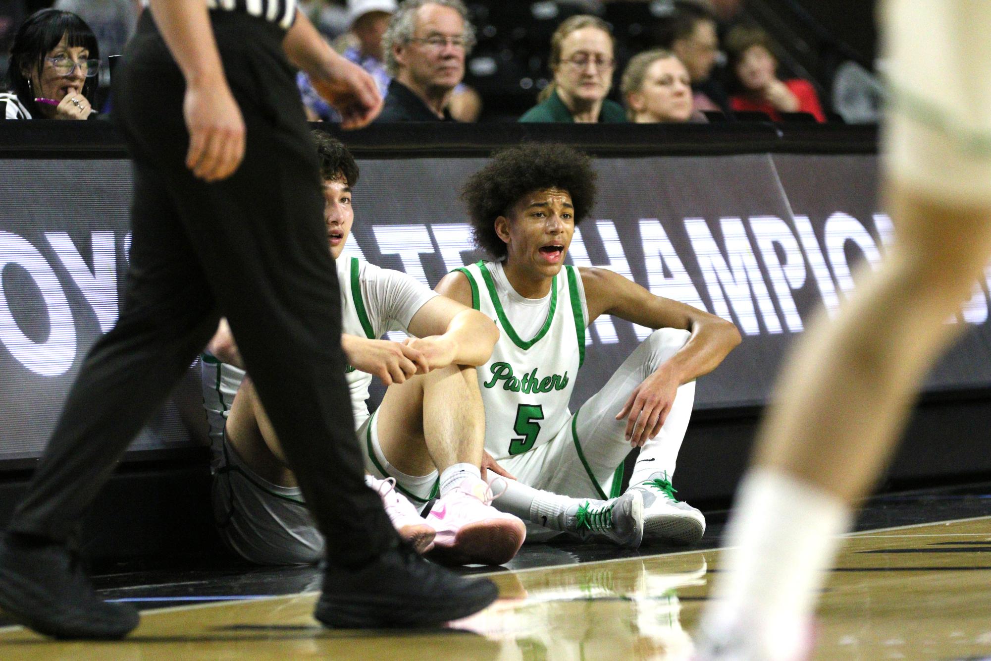 Boys state basketball vs. Olathe North (Photos by Maggie Elliott)