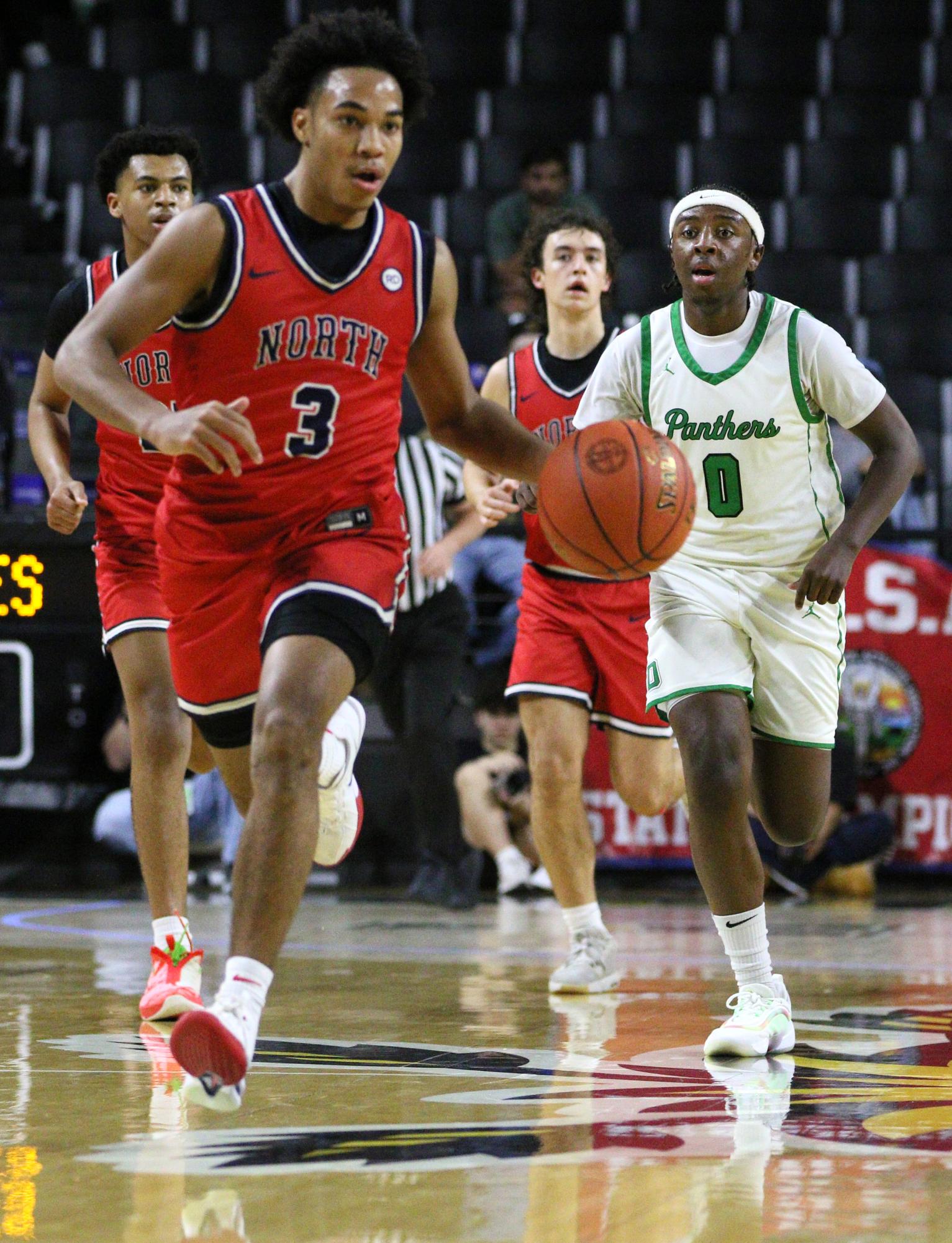 Boys state basketball vs. Olathe North (Photos by Maggie Elliott)