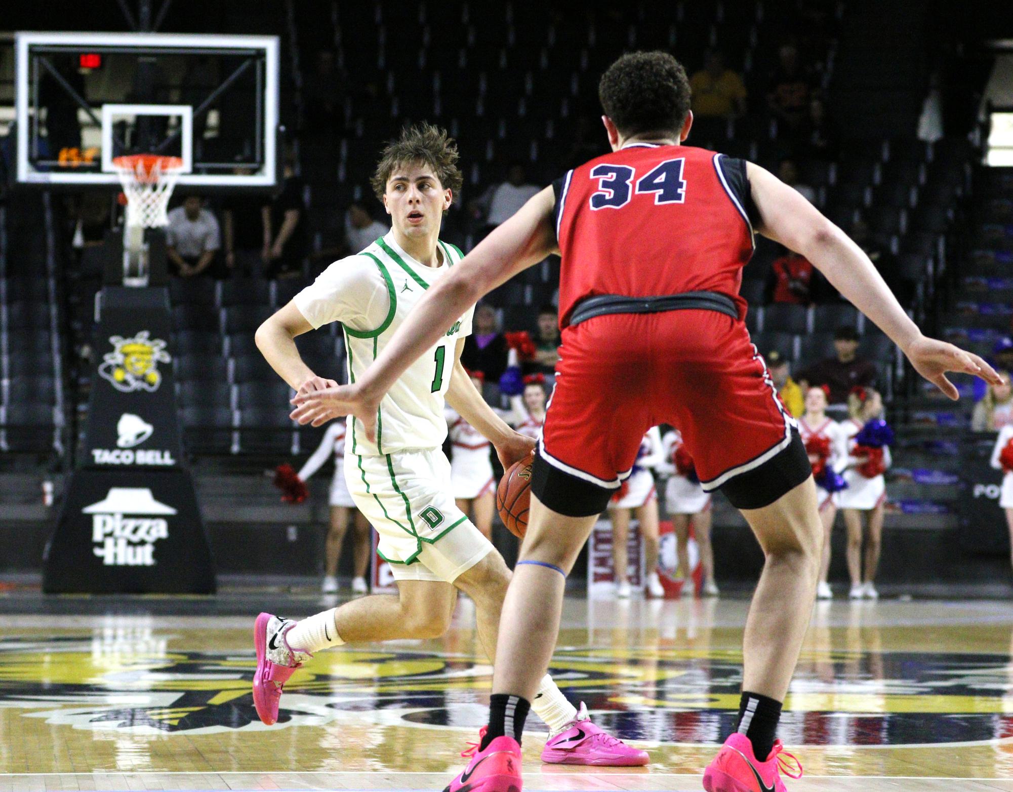 Boys state basketball vs. Olathe North (Photos by Maggie Elliott)