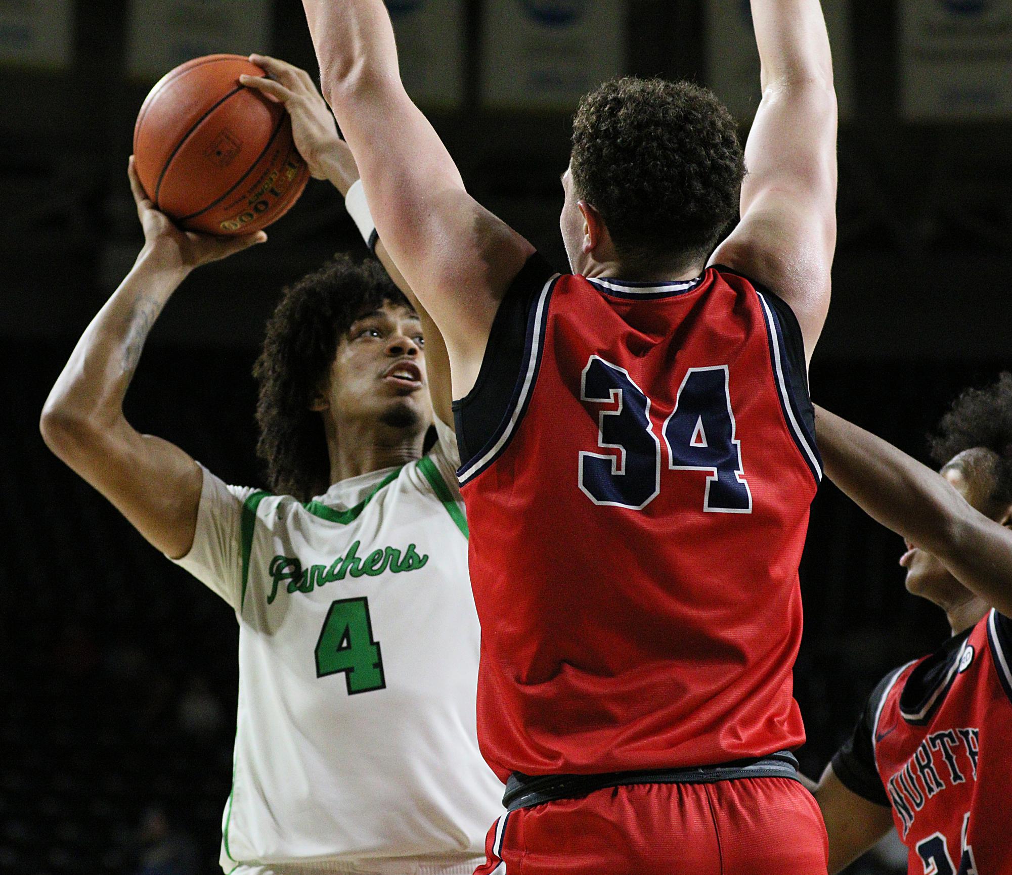 Boys state basketball vs. Olathe North (Photos by Maggie Elliott)