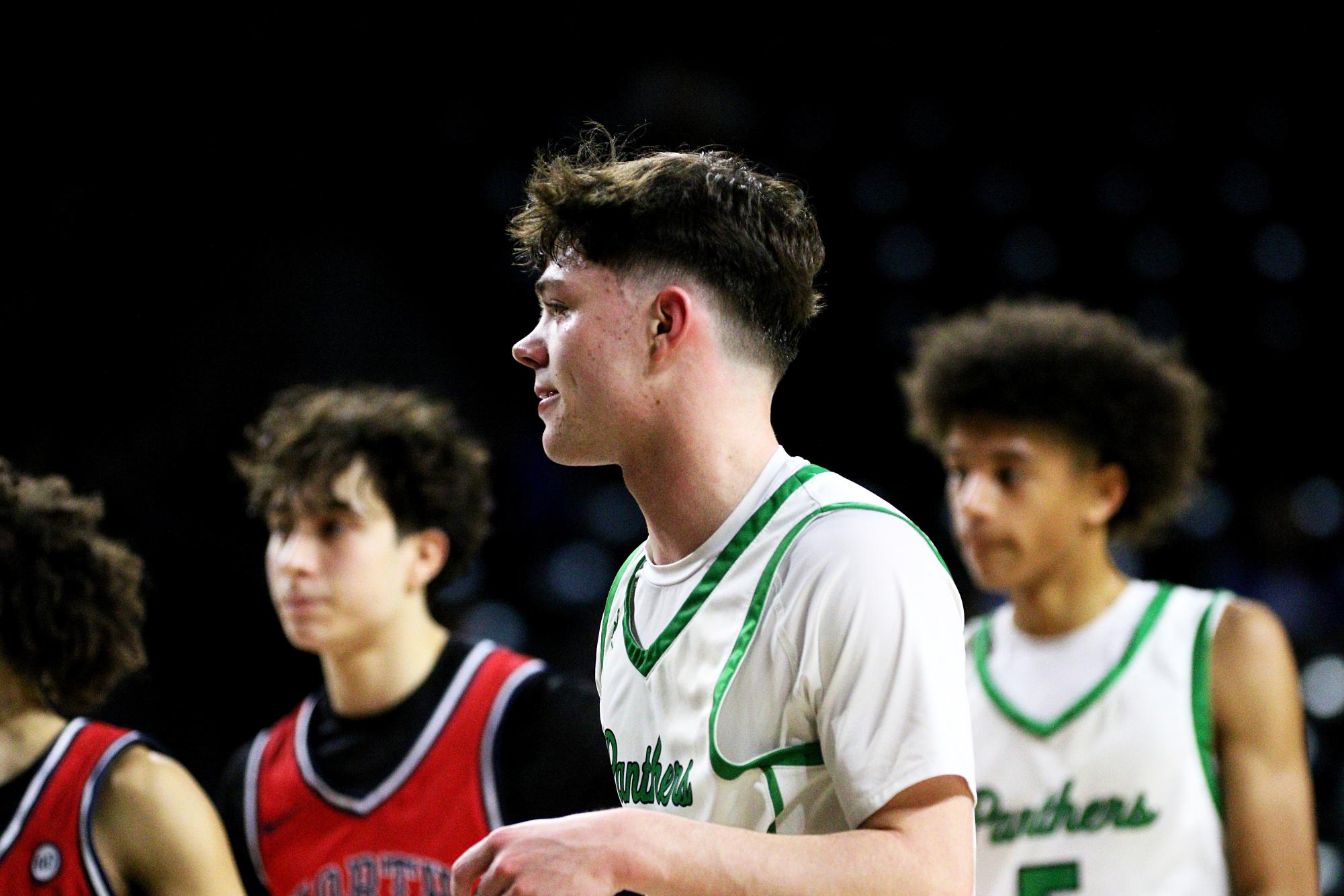 Boys state basketball vs. Olathe North (Photos by Maggie Elliott)