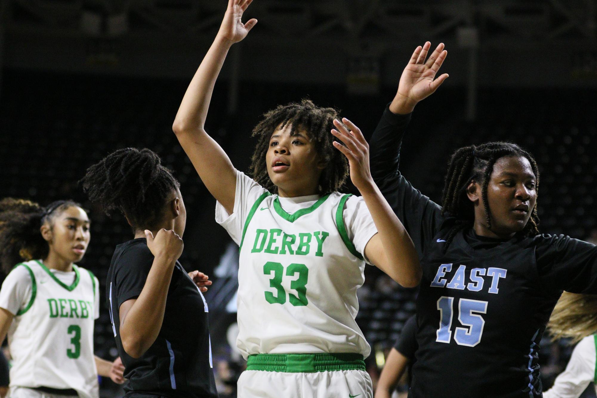 Girls state basketball vs. Wichita East (Photos by Maggie Elliott)