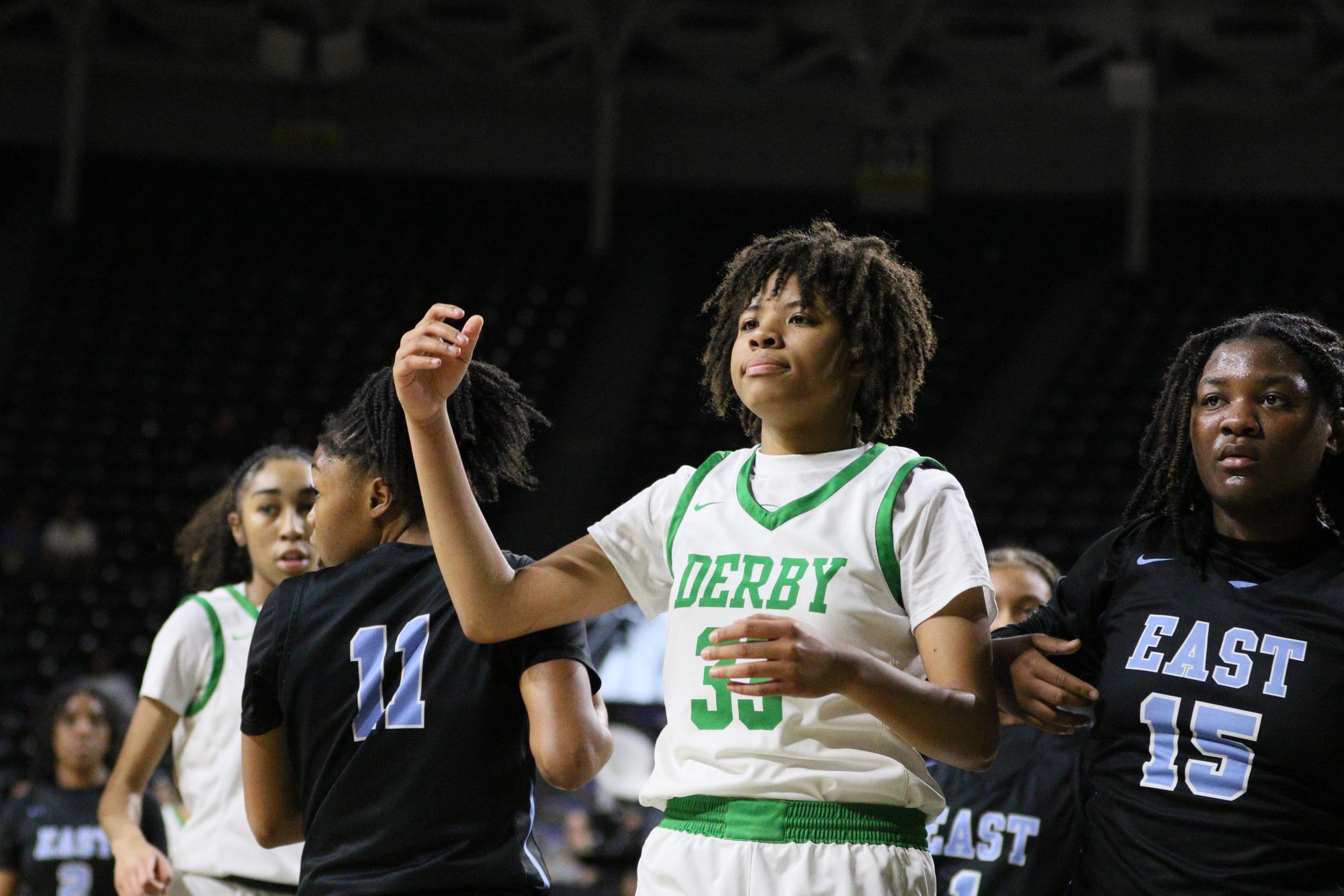 Girls state basketball vs. Wichita East (Photos by Maggie Elliott)