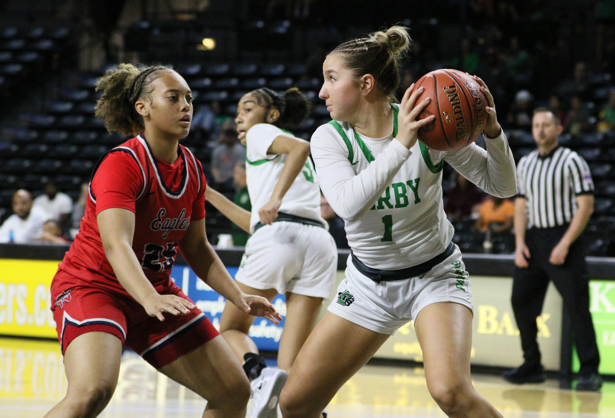 Girls state basketball vs. Olathe North (Photos by Maggie Elliott)