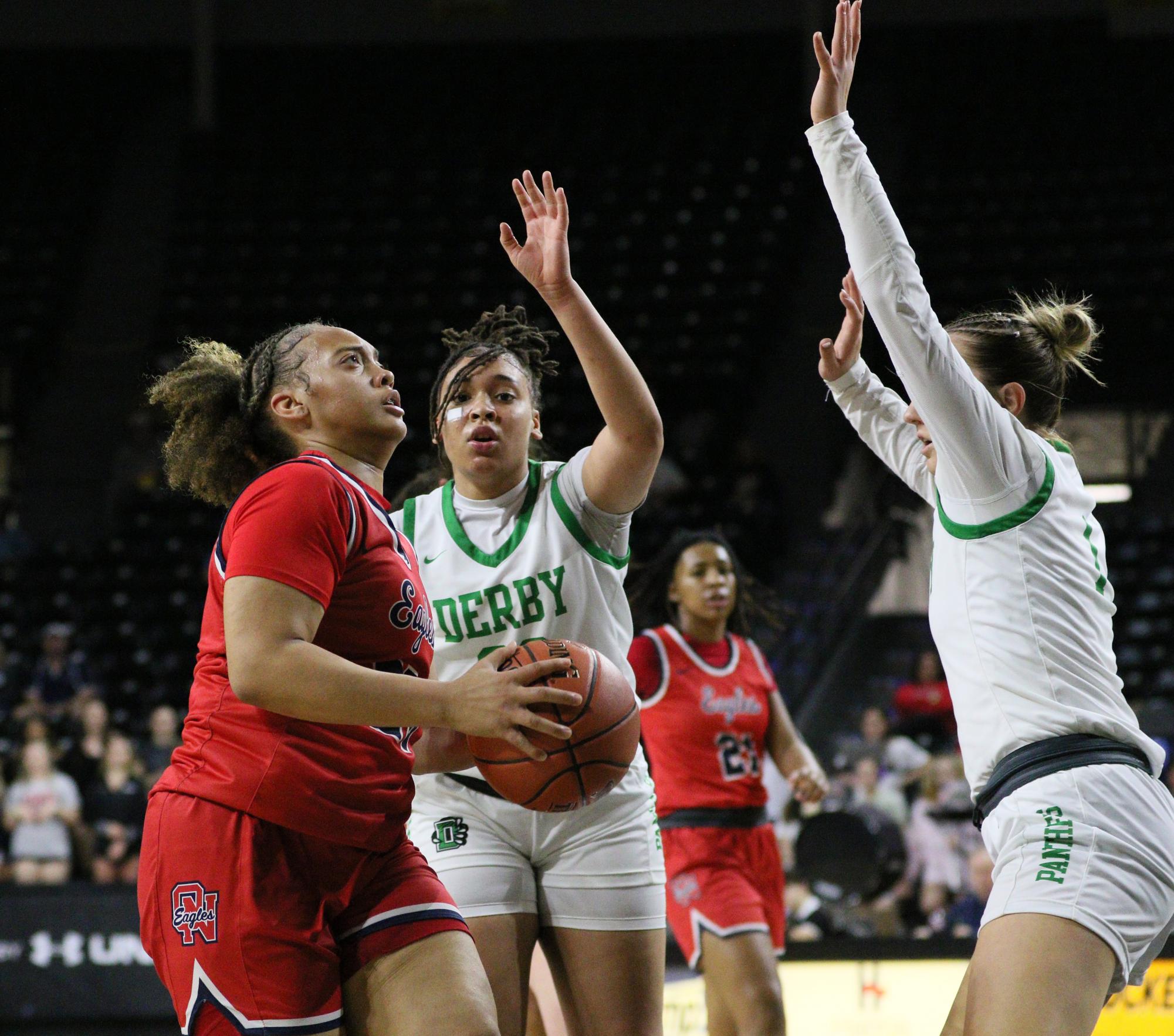 Girls state basketball vs. Olathe North (Photos by Maggie Elliott)