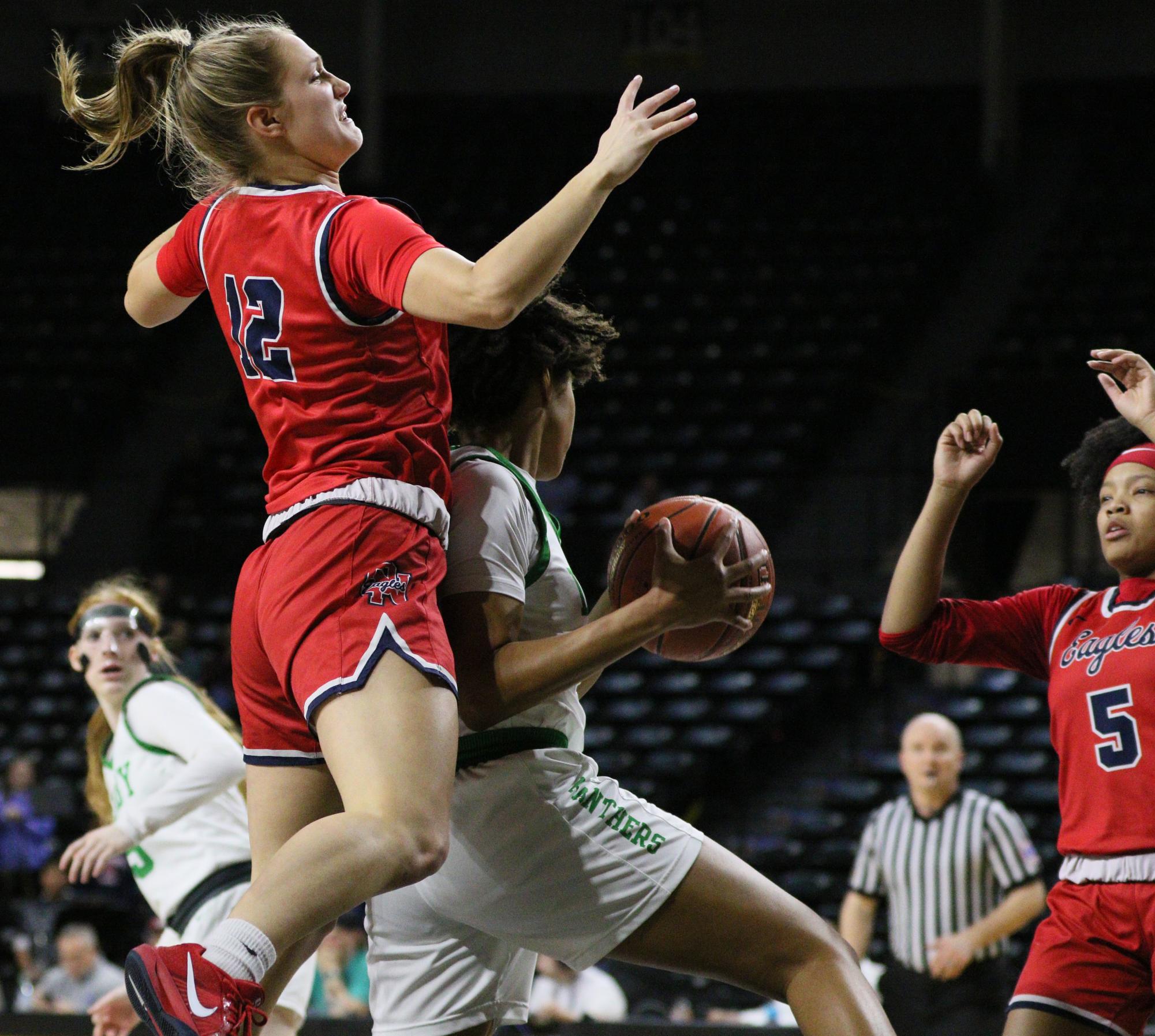 Girls state basketball vs. Olathe North (Photos by Maggie Elliott)