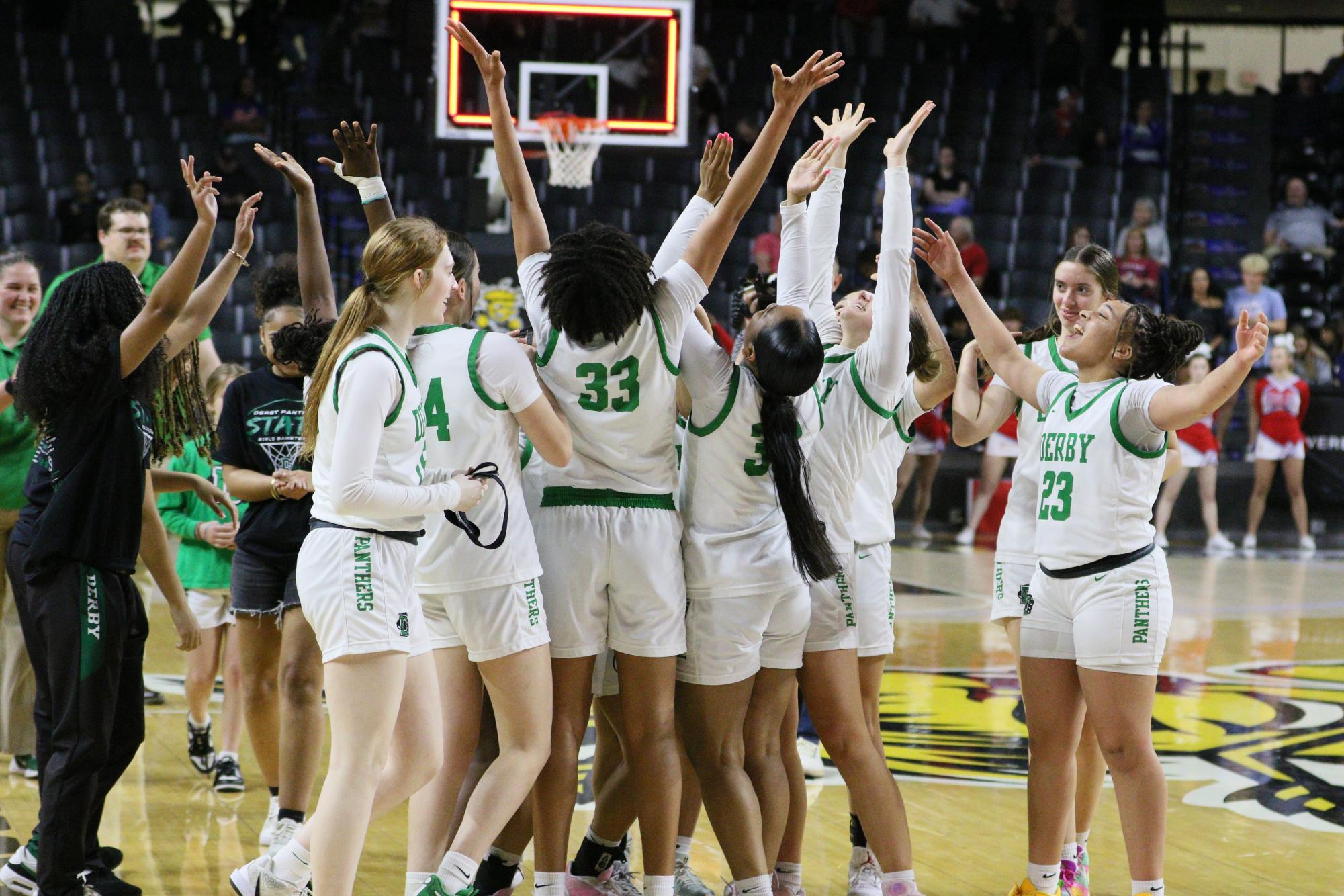 Girls state basketball vs. Olathe North (Photos by Maggie Elliott)