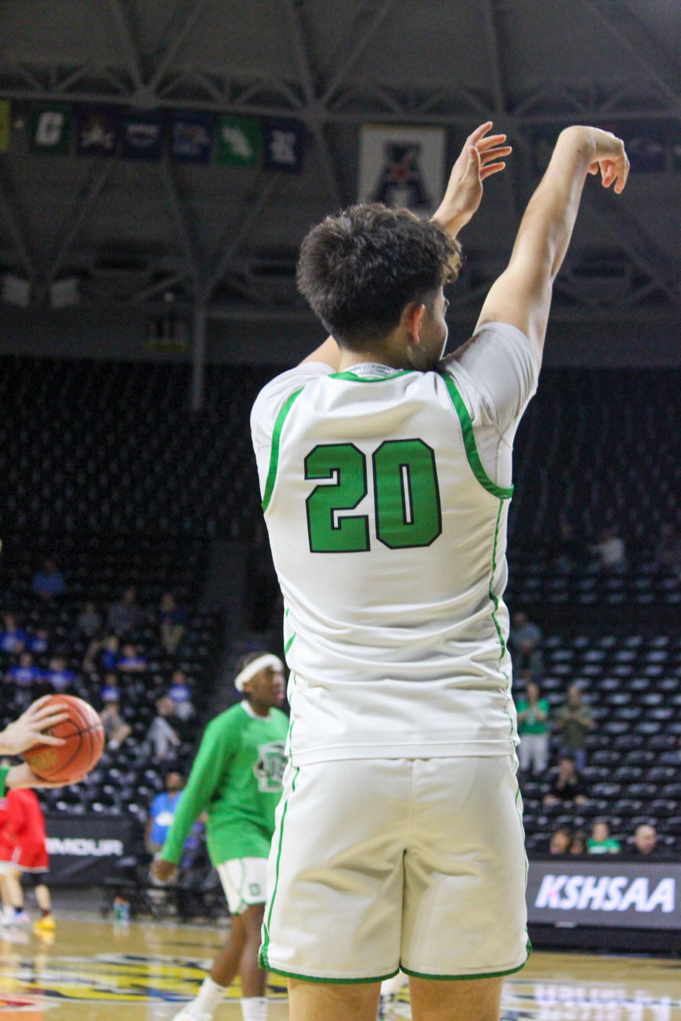 Boys state basketball vs. Olathe North (Photos by Stevie Hoppock)