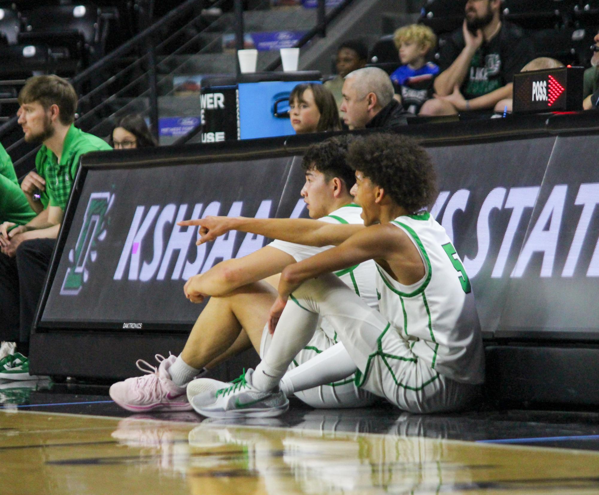 Boys state basketball vs. Olathe North (Photos by Stevie Hoppock)