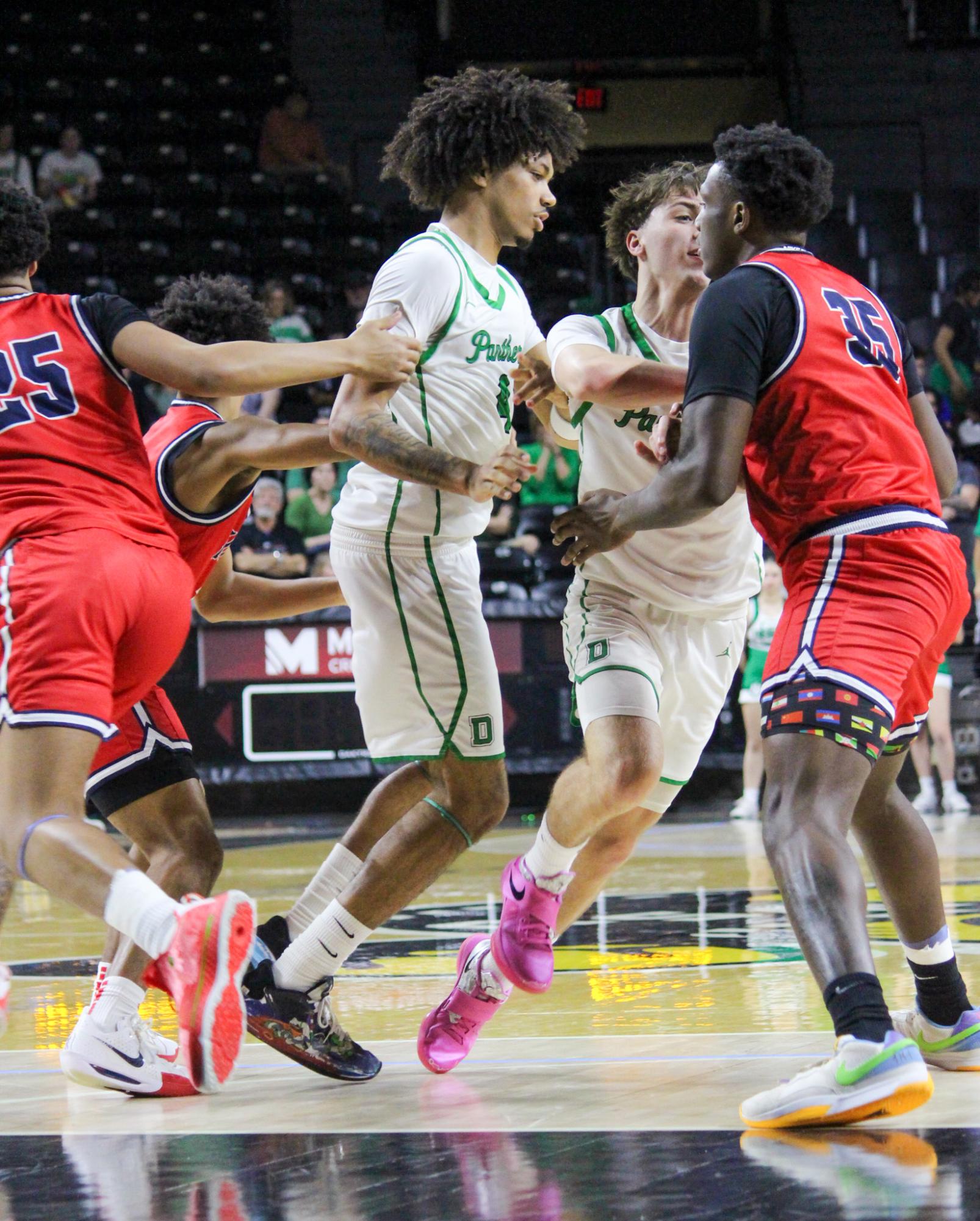 Boys state basketball vs. Olathe North (Photos by Stevie Hoppock)