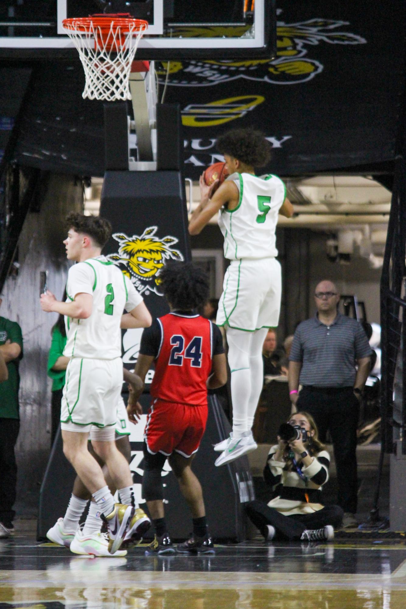 Boys state basketball vs. Olathe North (Photos by Stevie Hoppock)