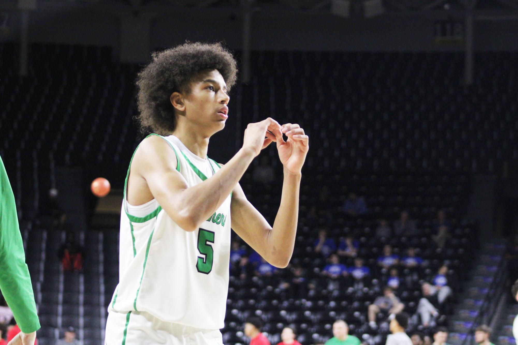 Boys state basketball vs. Olathe North (Photos by Emma Searle)