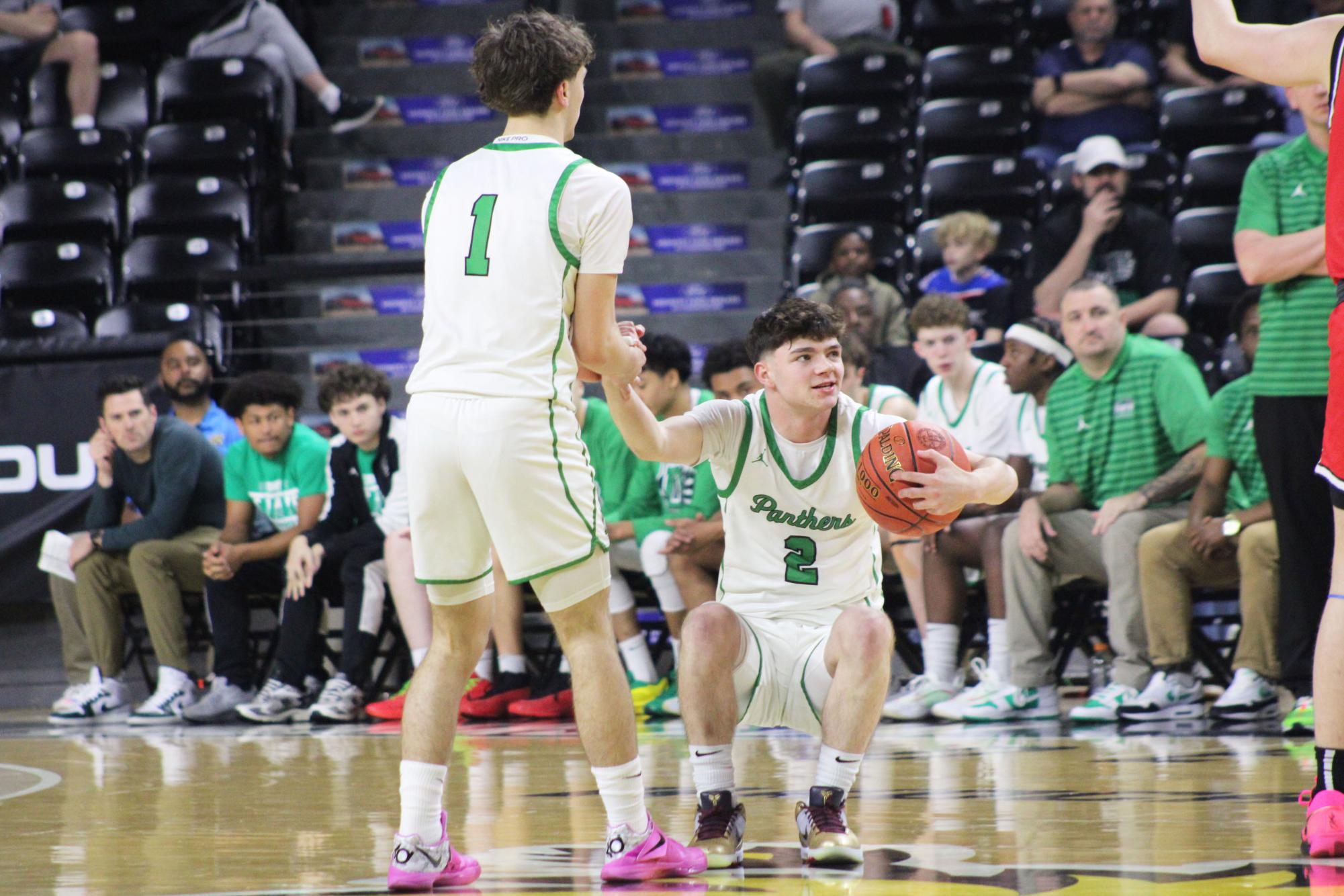 Boys state basketball vs. Olathe North (Photos by Emma Searle)