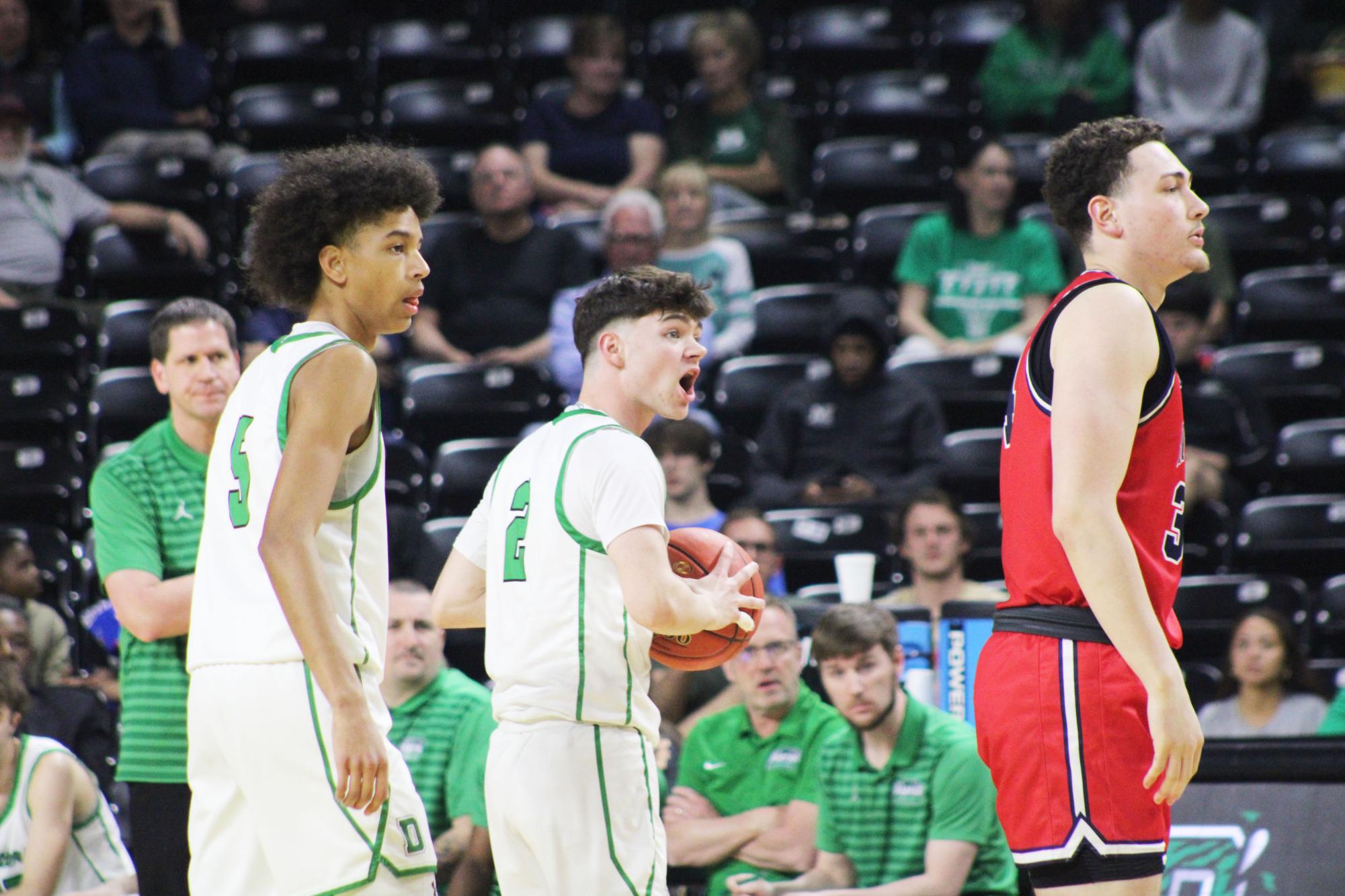 Boys state basketball vs. Olathe North (Photos by Emma Searle)