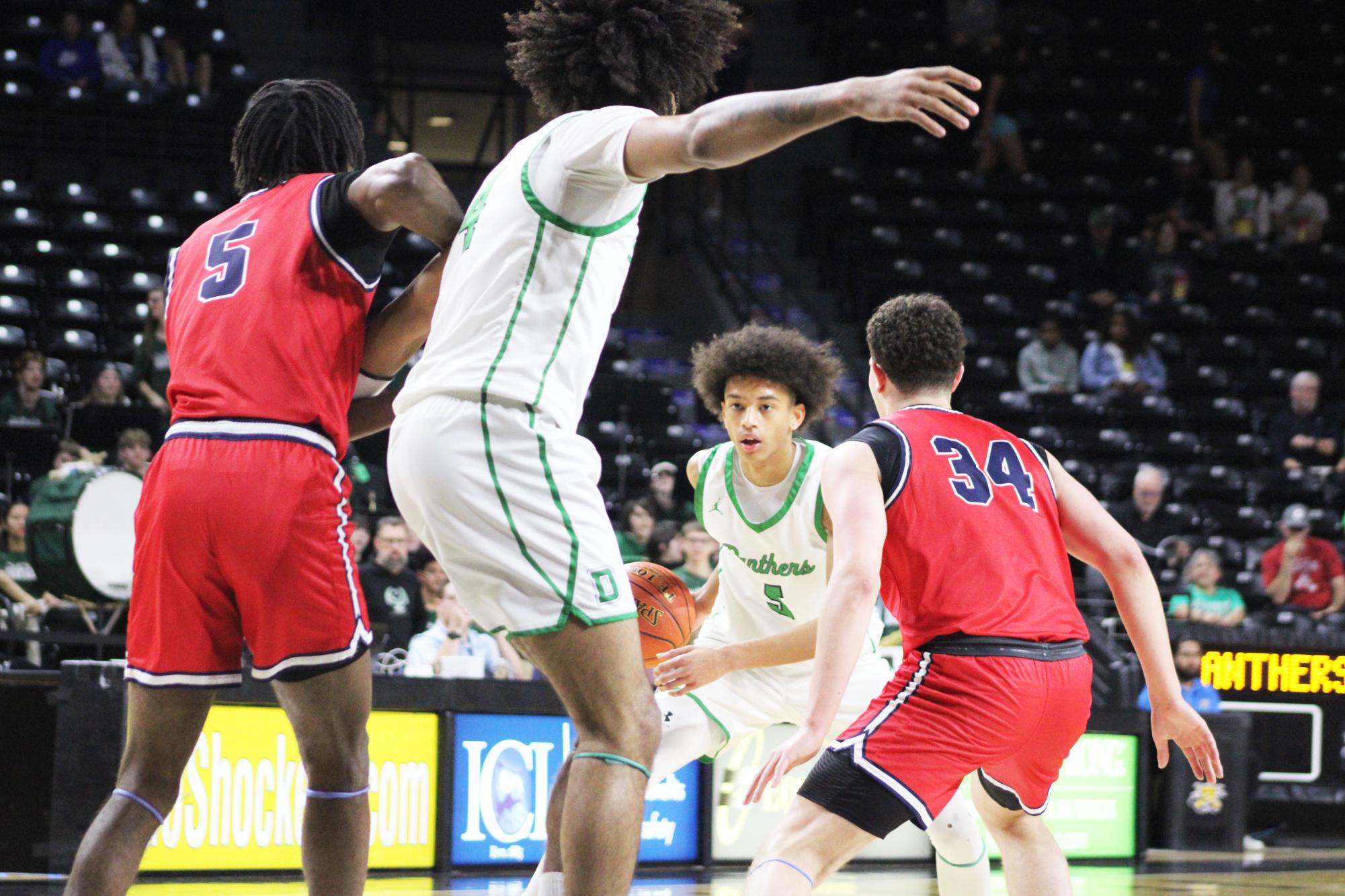 Boys state basketball vs. Olathe North (Photos by Emma Searle)