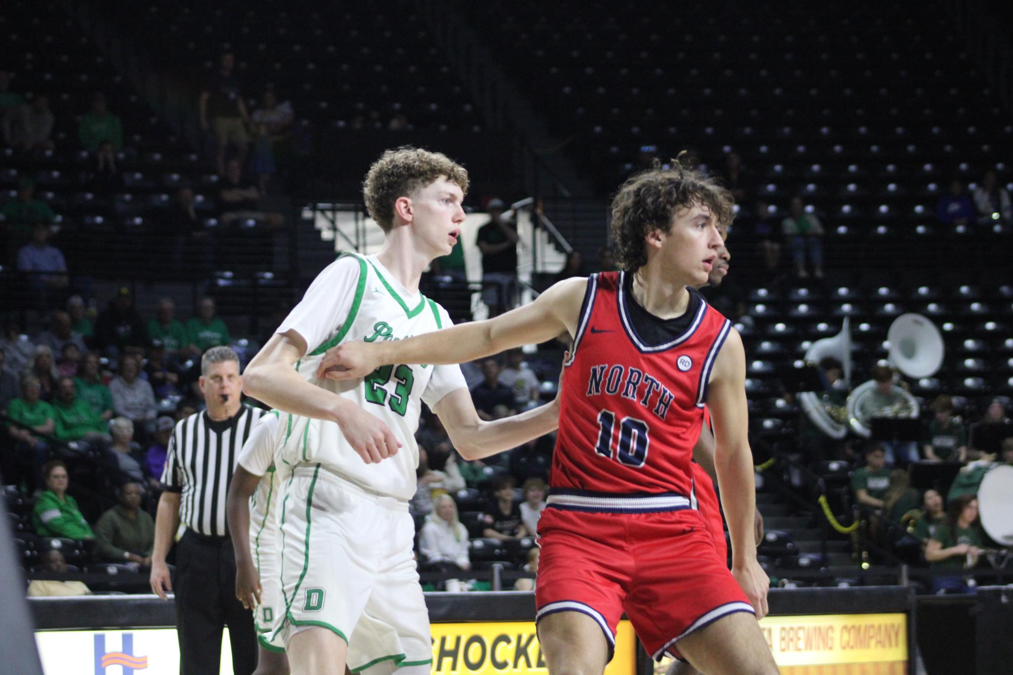 Boys state basketball vs. Olathe North (Photos by Emma Searle)