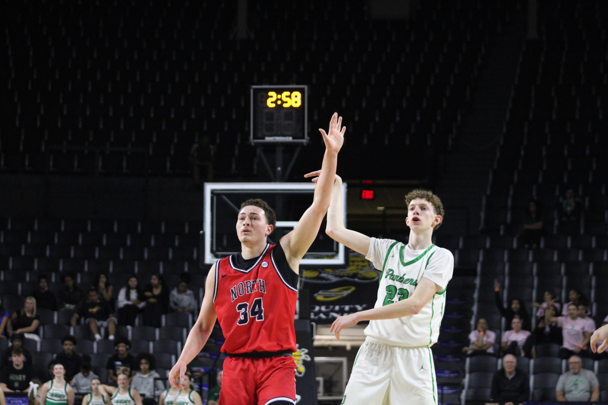 Boys state basketball vs. Olathe North (Photos by Emma Searle)