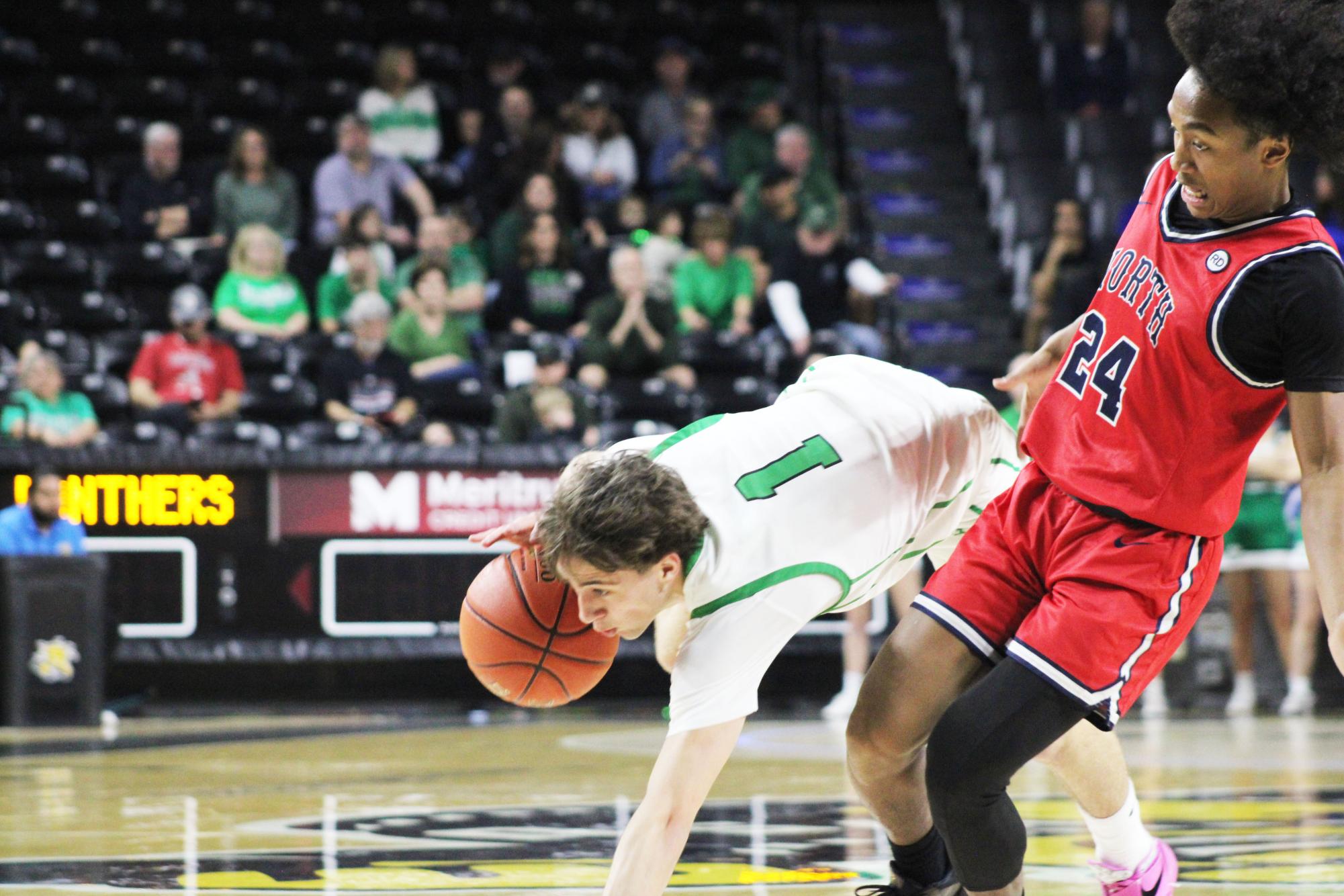 Boys state basketball vs. Olathe North (Photos by Emma Searle)