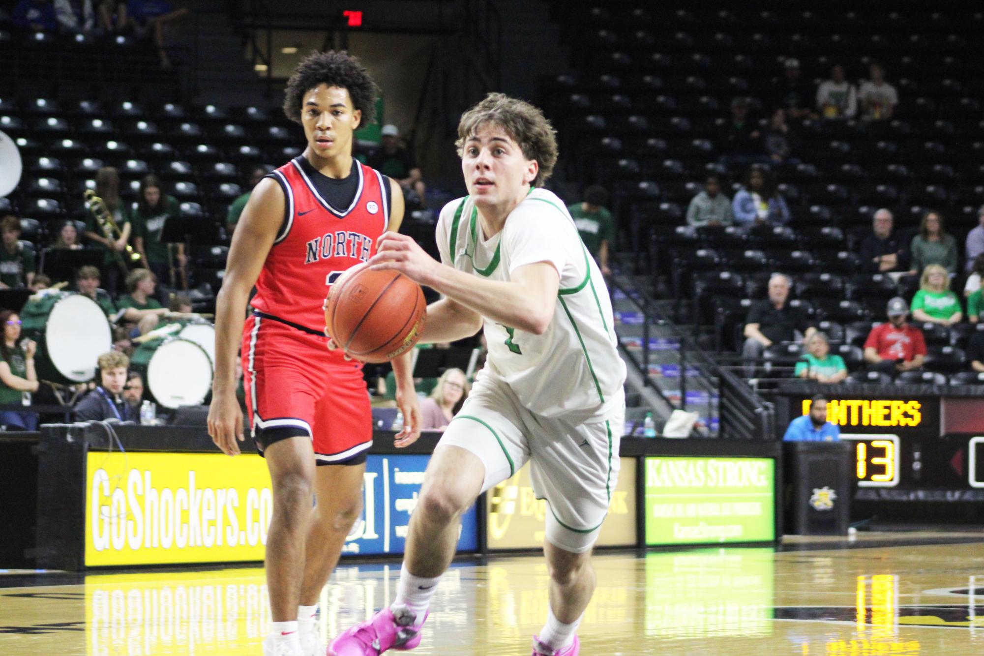 Boys state basketball vs. Olathe North (Photos by Emma Searle)