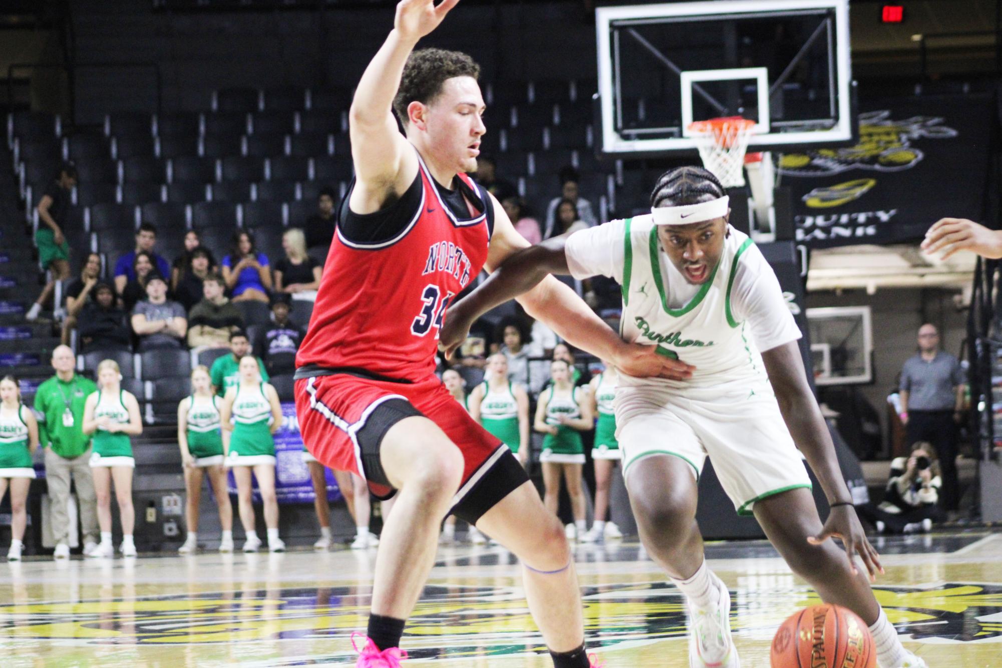 Boys state basketball vs. Olathe North (Photos by Emma Searle)