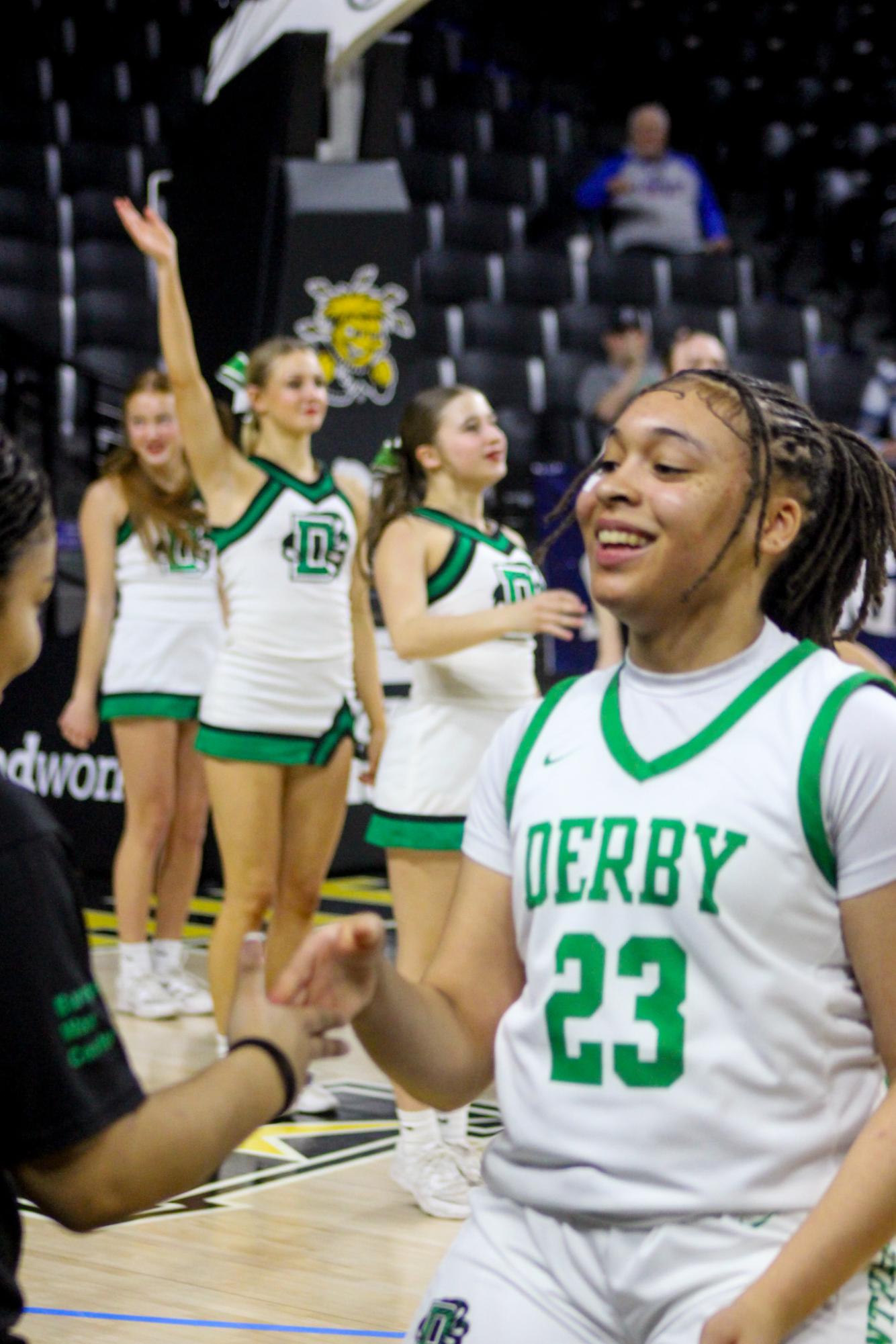 Girls state basketball vs. Wichita East (Photos by Stevie Hoppock)