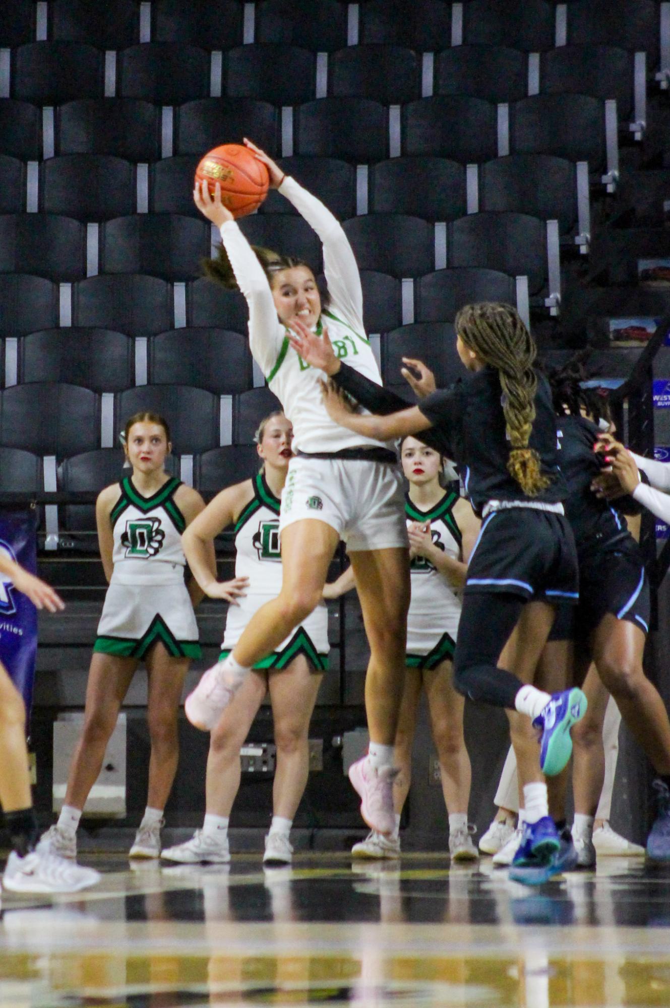 Girls state basketball vs. Wichita East (Photos by Stevie Hoppock)