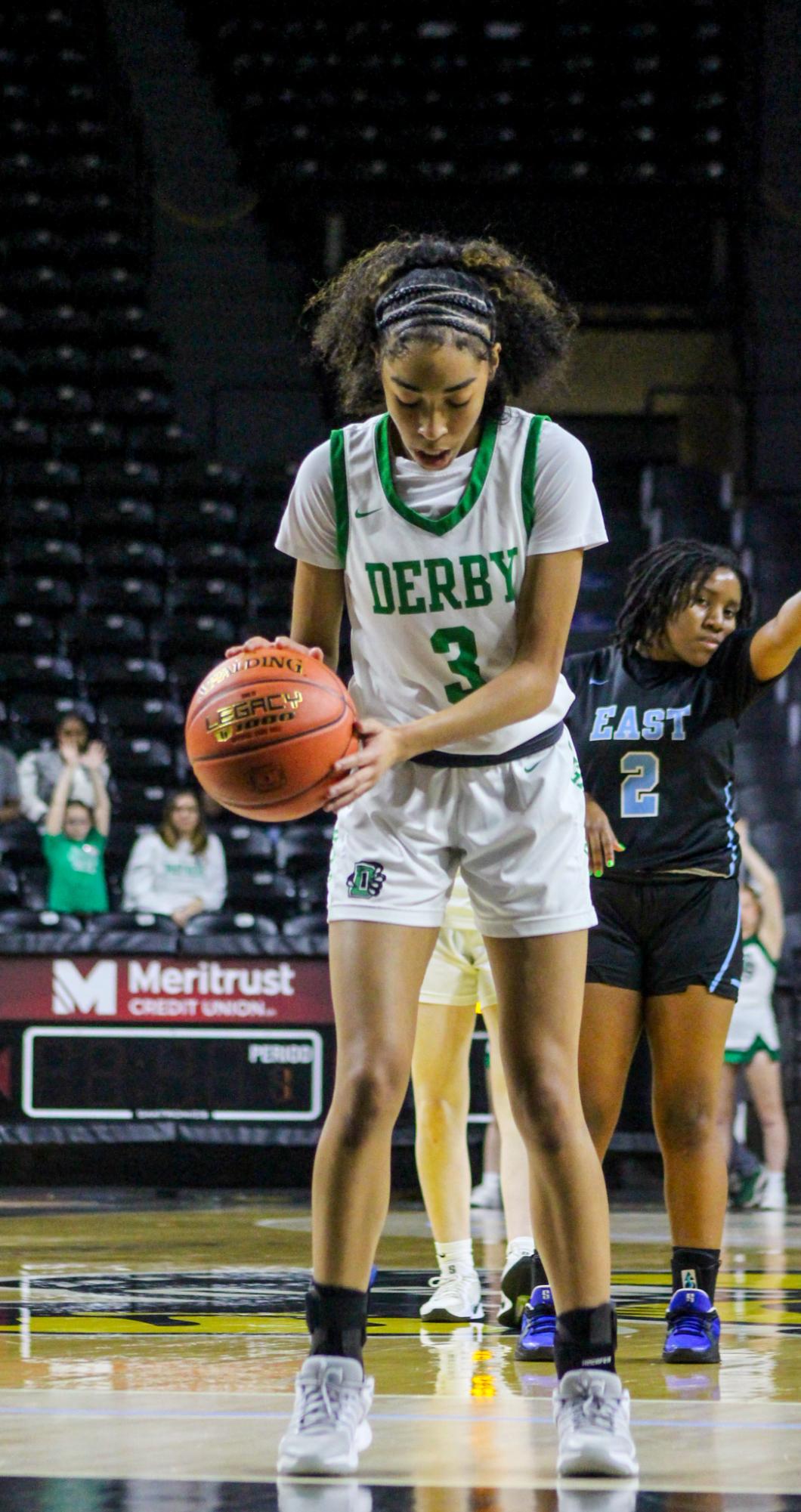 Girls state basketball vs. Wichita East (Photos by Stevie Hoppock)