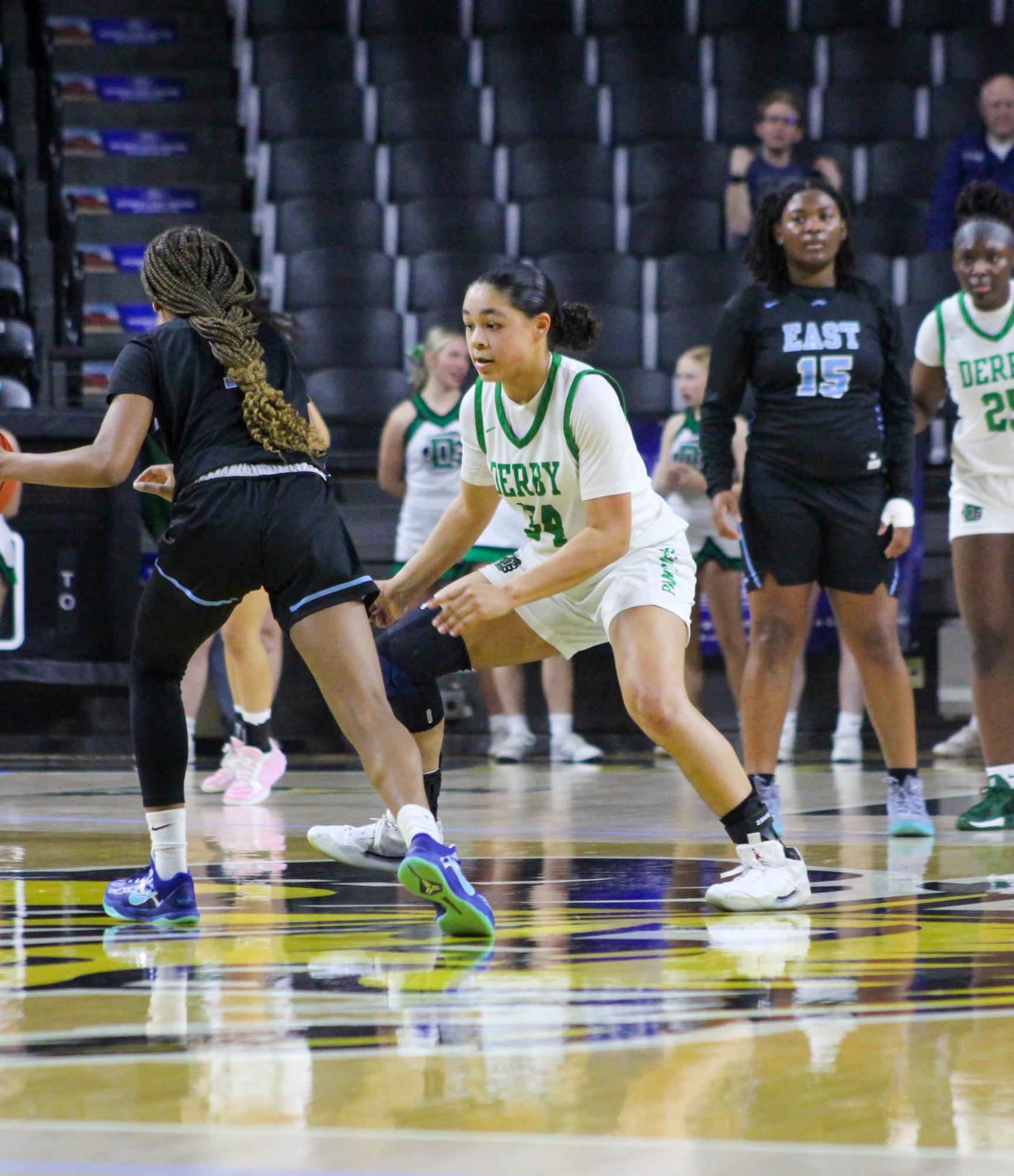 Girls state basketball vs. Wichita East (Photos by Stevie Hoppock)