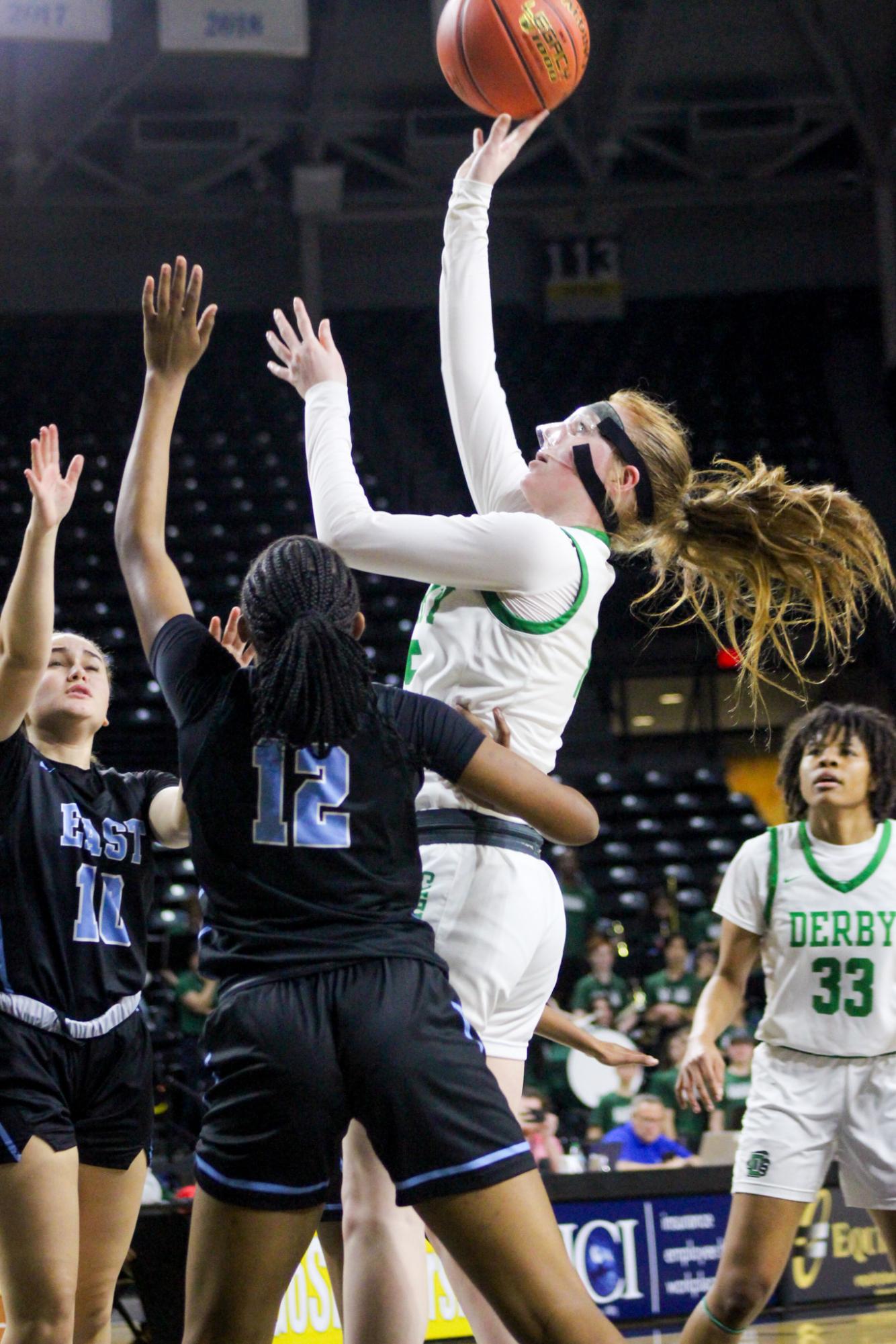 Girls state basketball vs. Wichita East (Photos by Stevie Hoppock)