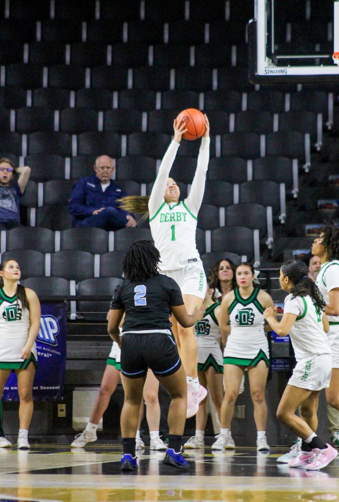 Girls state basketball vs. Wichita East (Photos by Stevie Hoppock)