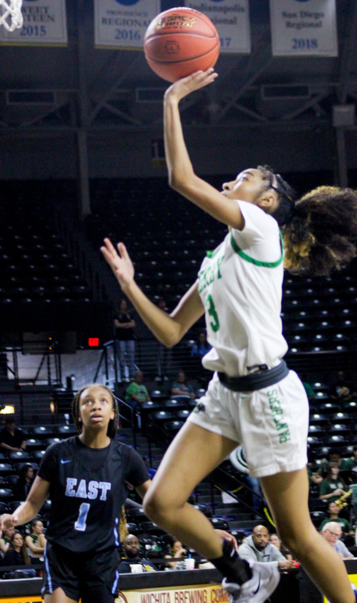 Girls state basketball vs. Wichita East (Photos by Stevie Hoppock)