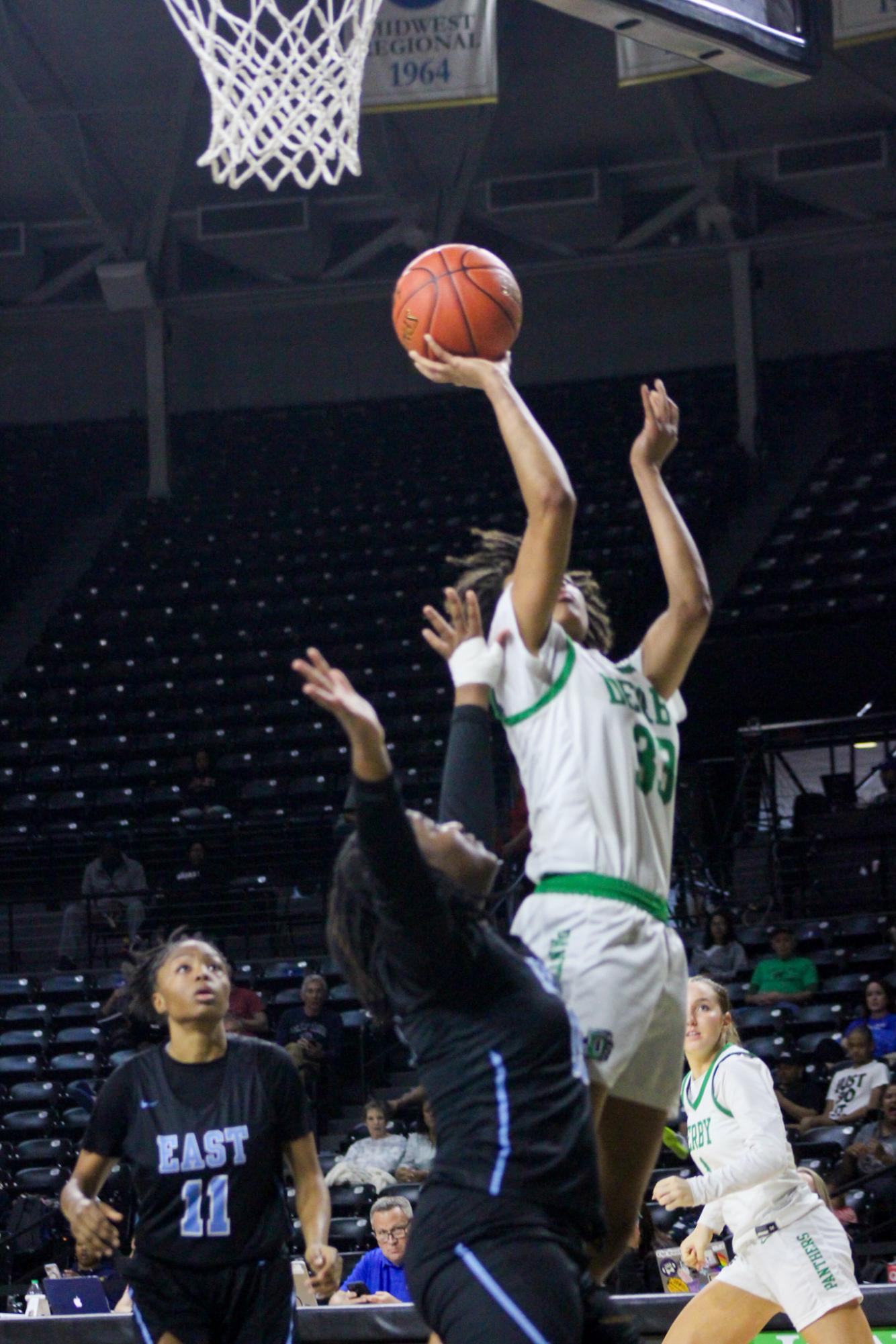 Girls state basketball vs. Wichita East (Photos by Stevie Hoppock)