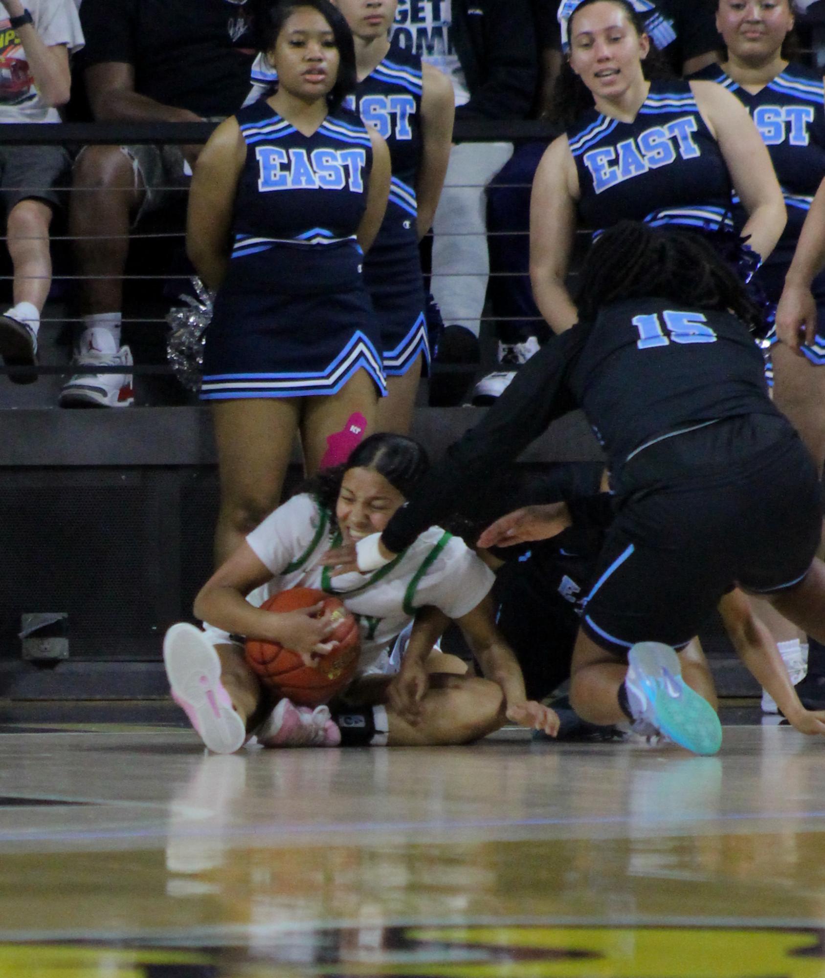 Girls state basketball vs. Wichita East (Photos by Stevie Hoppock)