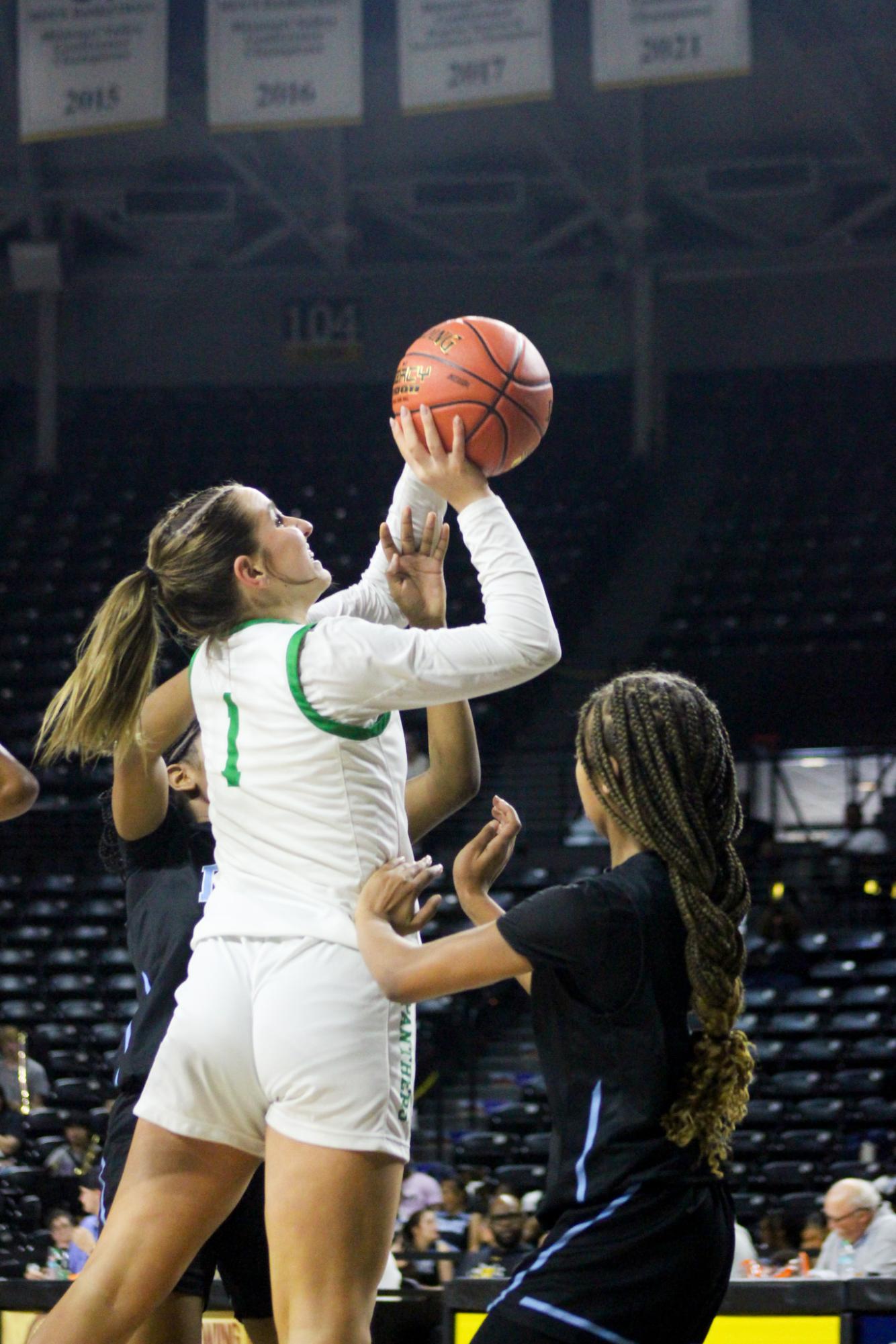 Girls state basketball vs. Wichita East (Photos by Stevie Hoppock)