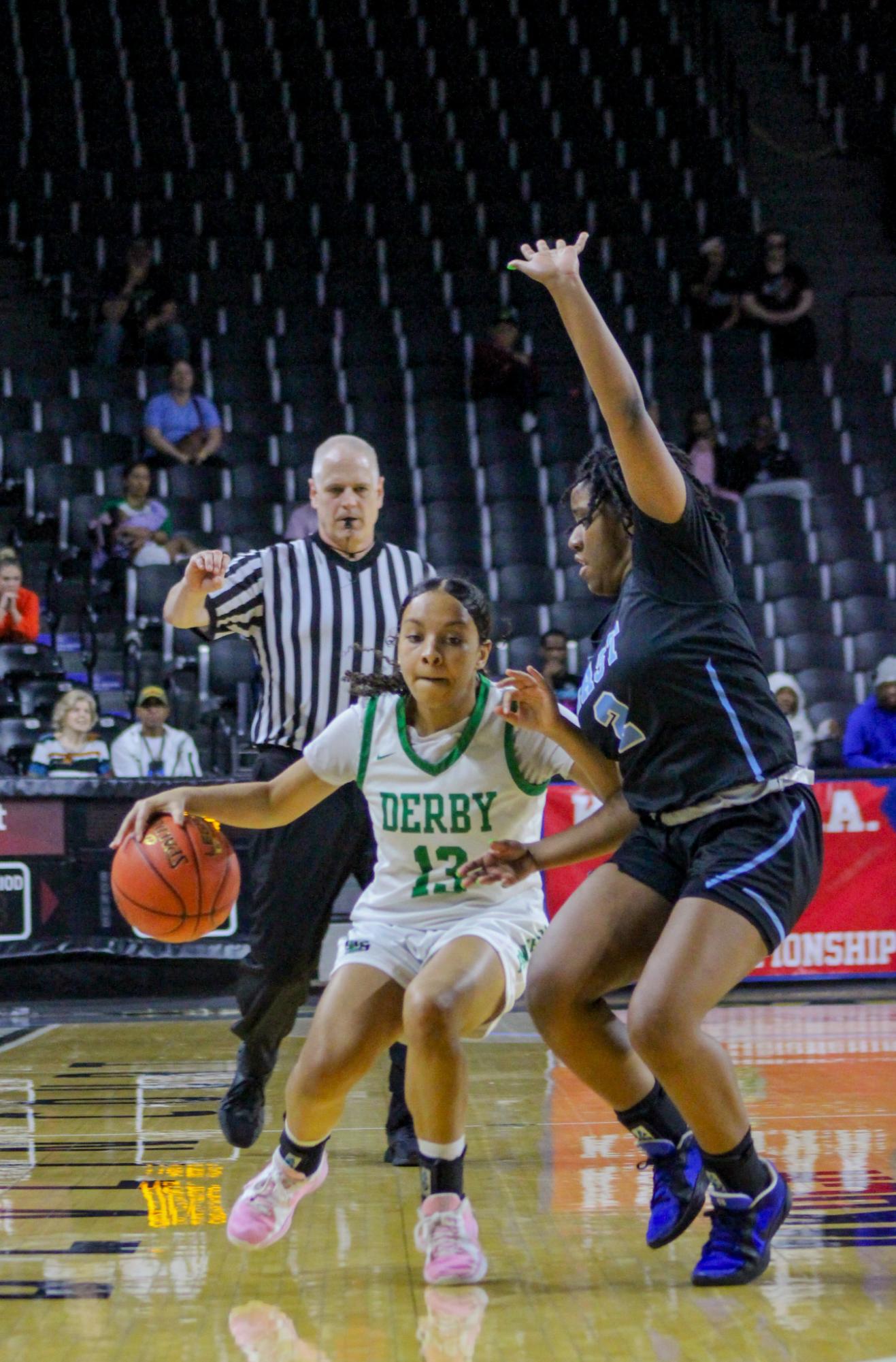 Girls state basketball vs. Wichita East (Photos by Stevie Hoppock)