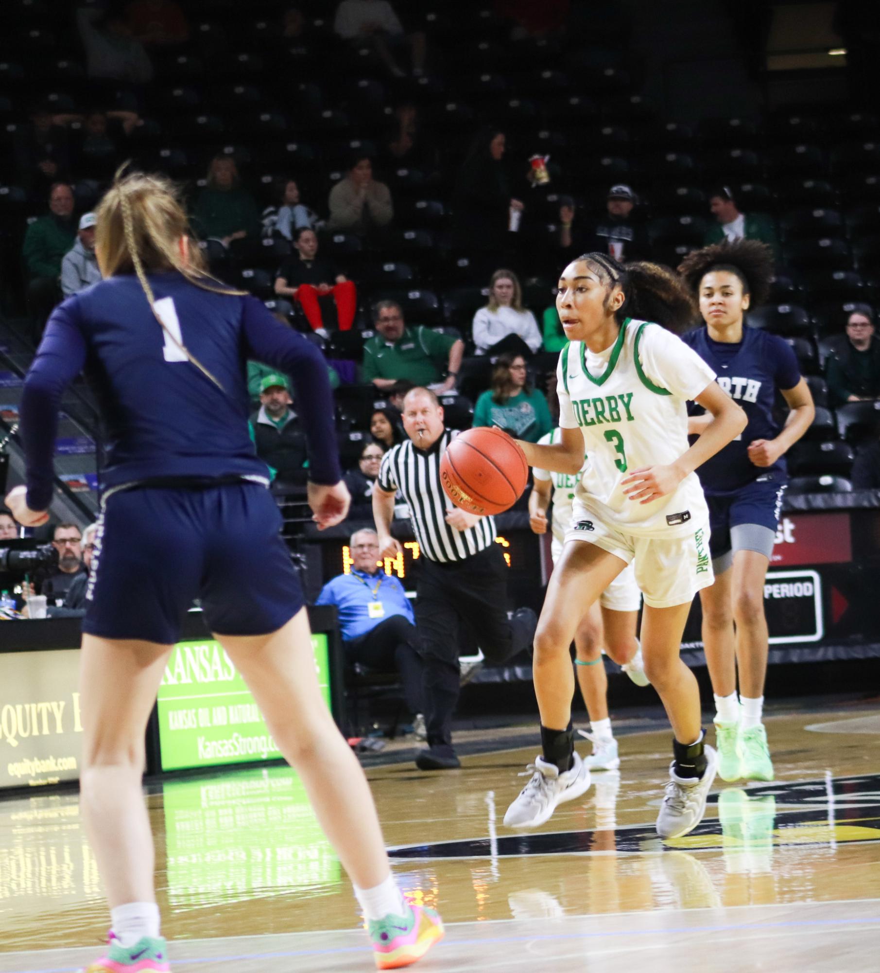 Girls basketball state championship vs. Blue Valley (Photos by Ava Mbawuike)