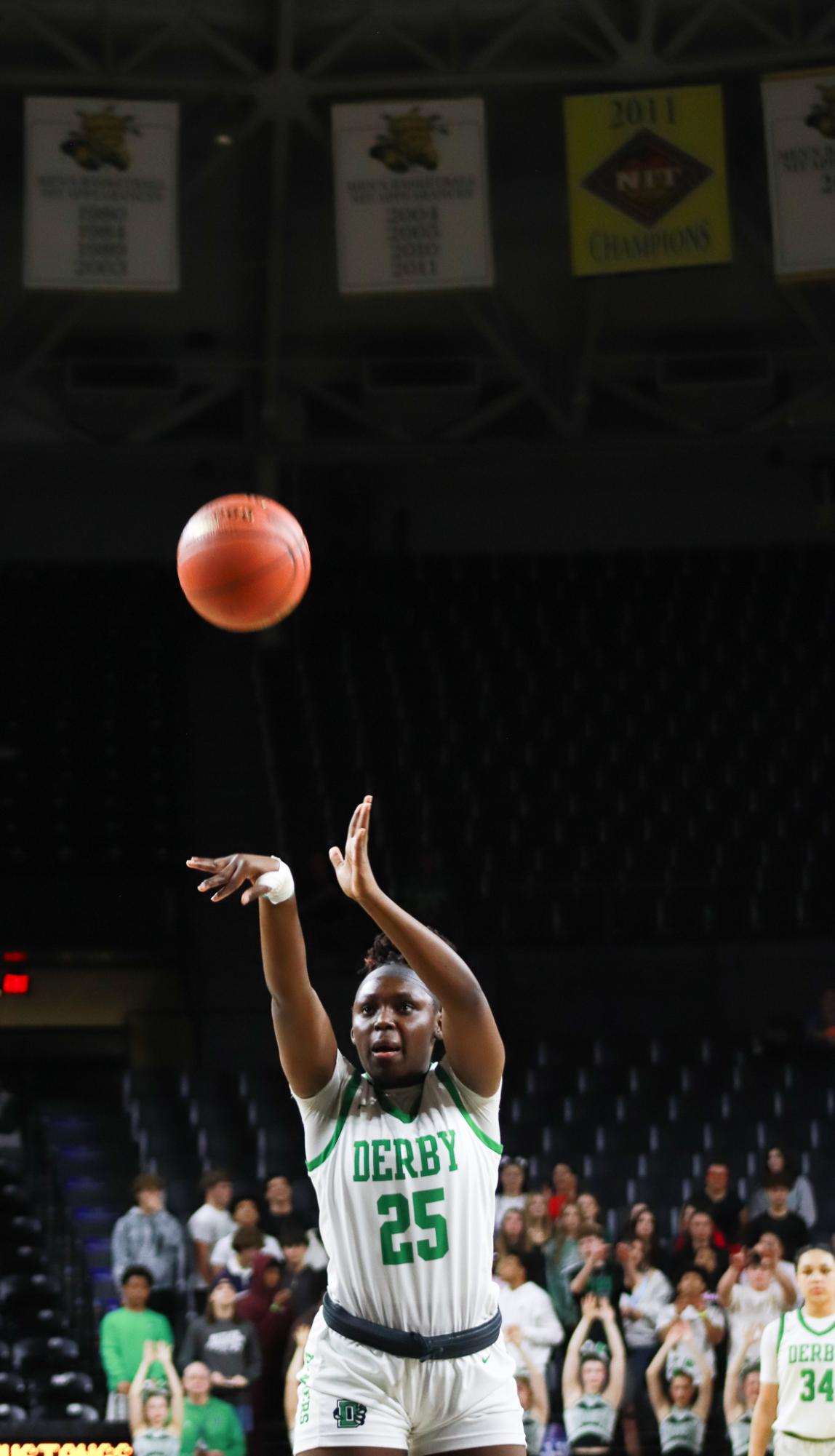 Girls basketball state championship vs. Blue Valley (Photos by Ava Mbawuike)