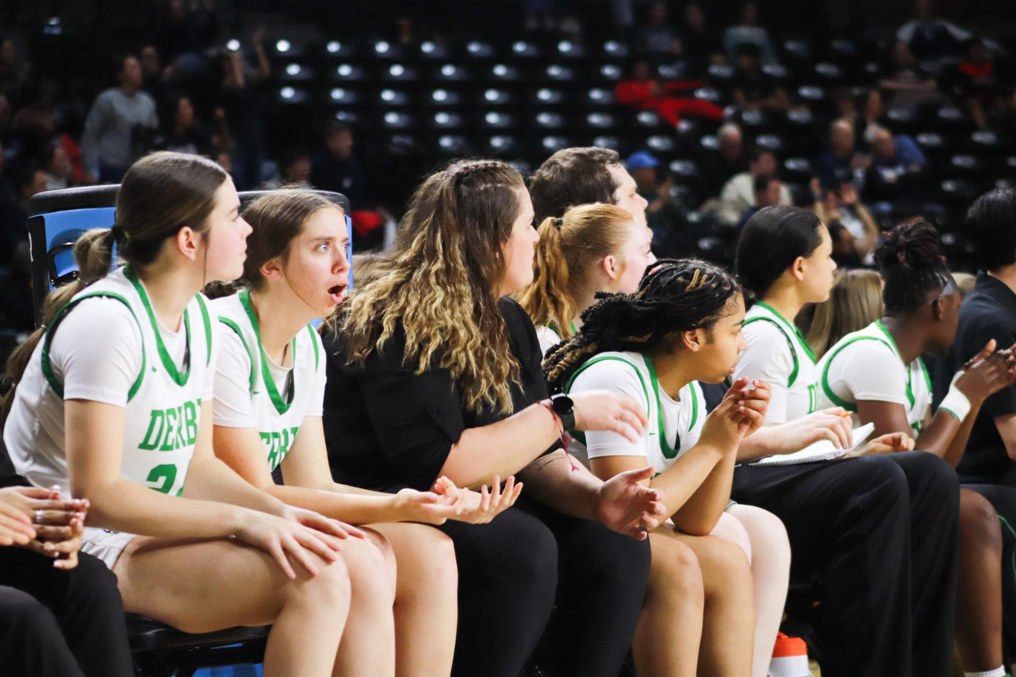 Girls basketball state championship vs. Blue Valley (Photos by Ava Mbawuike)