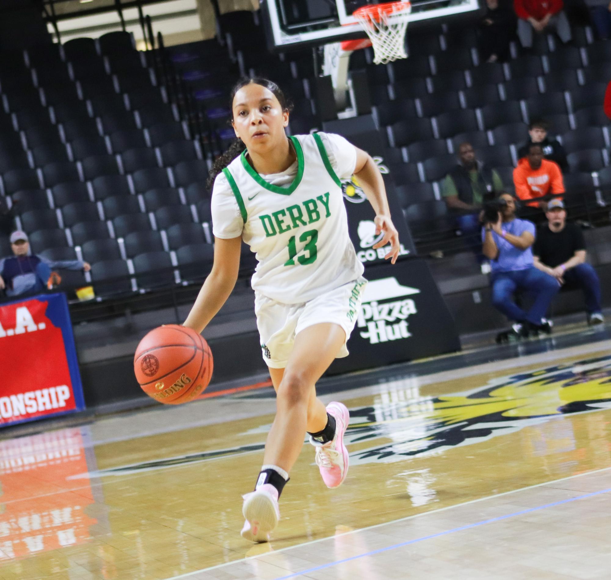 Girls basketball state championship vs. Blue Valley (Photos by Ava Mbawuike)