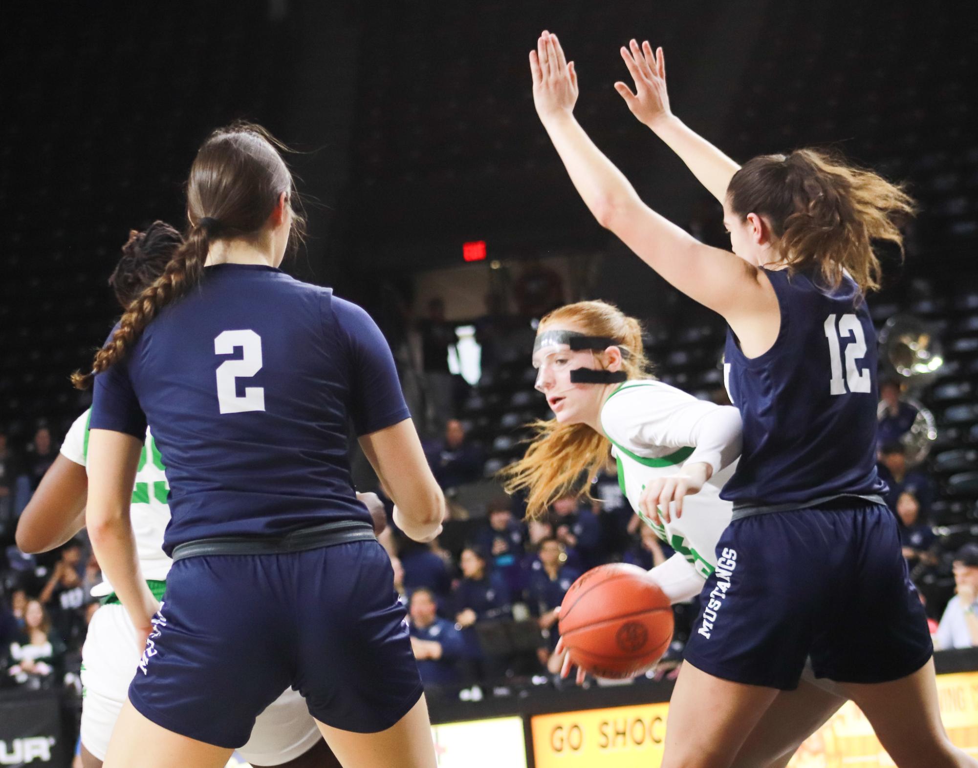 Girls basketball state championship vs. Blue Valley (Photos by Ava Mbawuike)